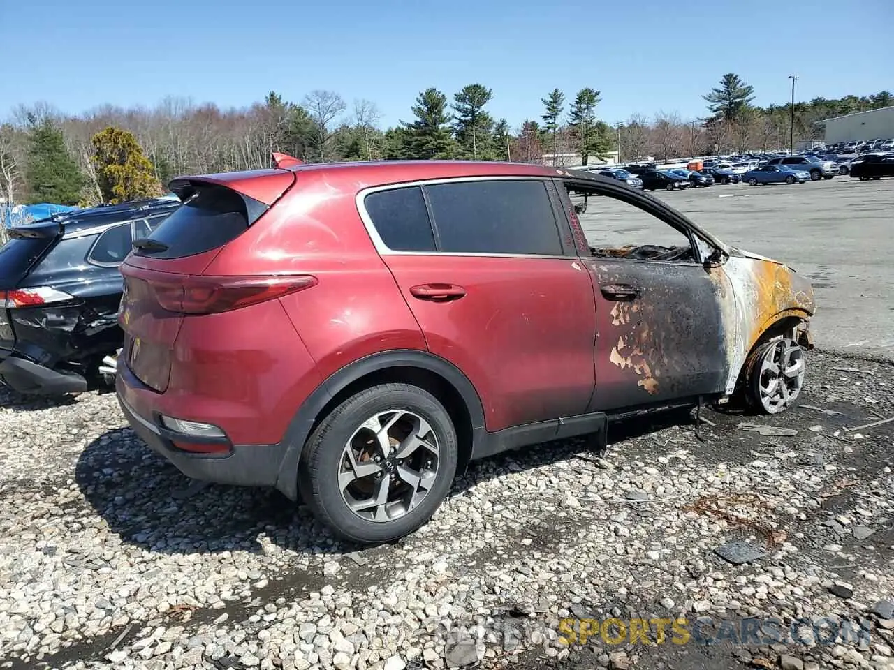3 fotografías del automóvil dañado KNDPMCAC8L7729212 KIA SPORTAGE 2020