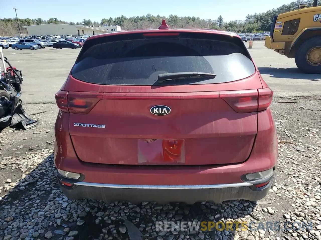 6 fotografías del automóvil dañado KNDPMCAC8L7729212 KIA SPORTAGE 2020