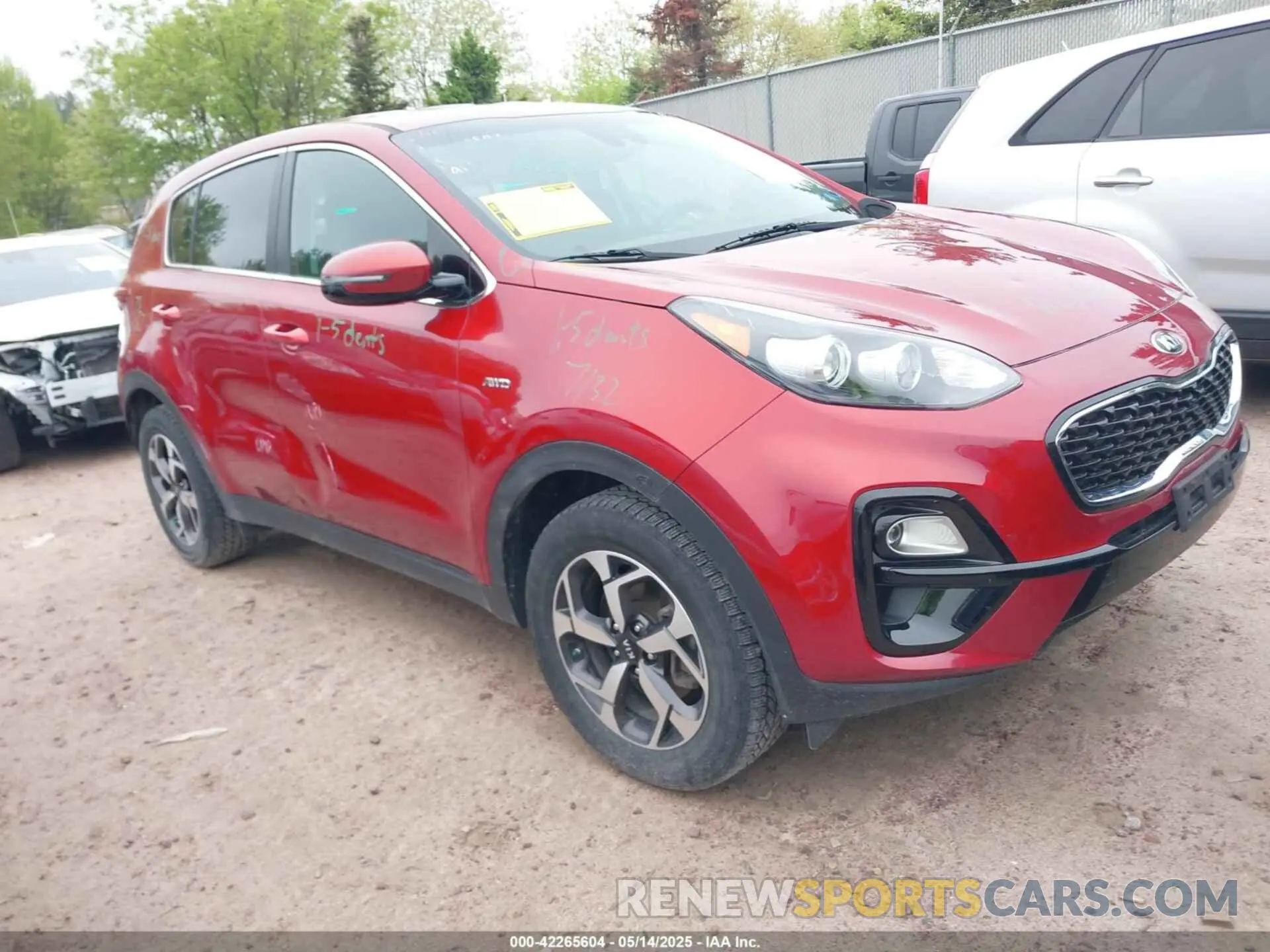 1 fotografías del automóvil dañado KNDPMCAC8L7753378 KIA SPORTAGE 2020
