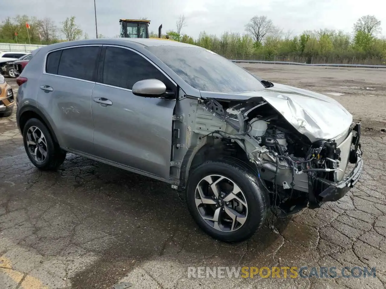 4 fotografías del automóvil dañado KNDPMCAC8L7797493 KIA SPORTAGE 2020
