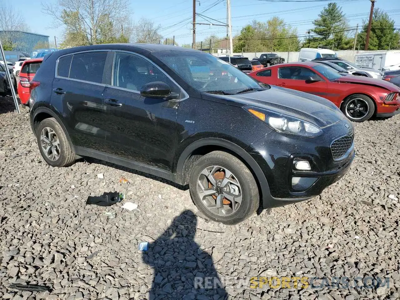 4 fotografías del automóvil dañado KNDPMCACXL7704523 KIA SPORTAGE 2020