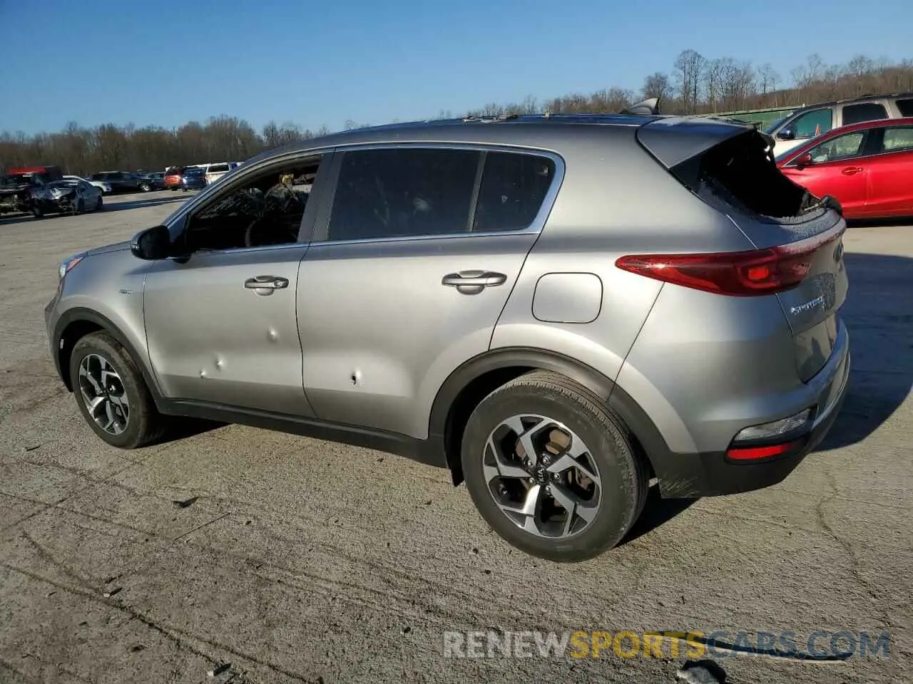 2 fotografías del automóvil dañado KNDPMCACXL7803133 KIA SPORTAGE 2020