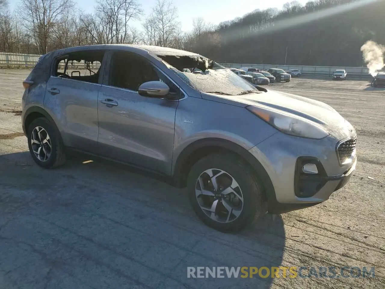 4 fotografías del automóvil dañado KNDPMCACXL7803133 KIA SPORTAGE 2020