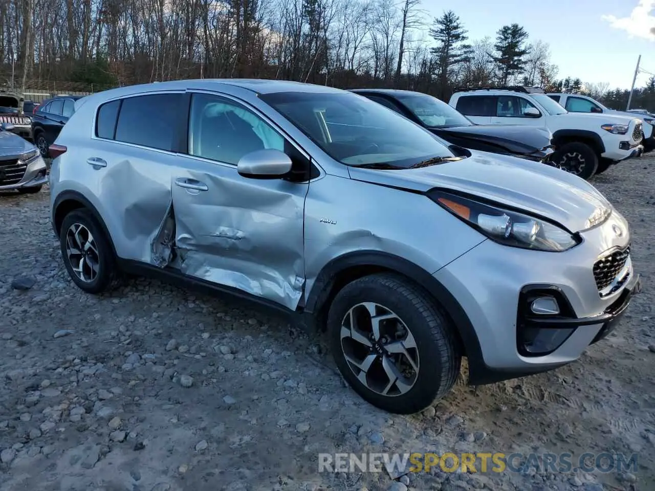 4 fotografías del automóvil dañado KNDPMCACXL7810101 KIA SPORTAGE 2020