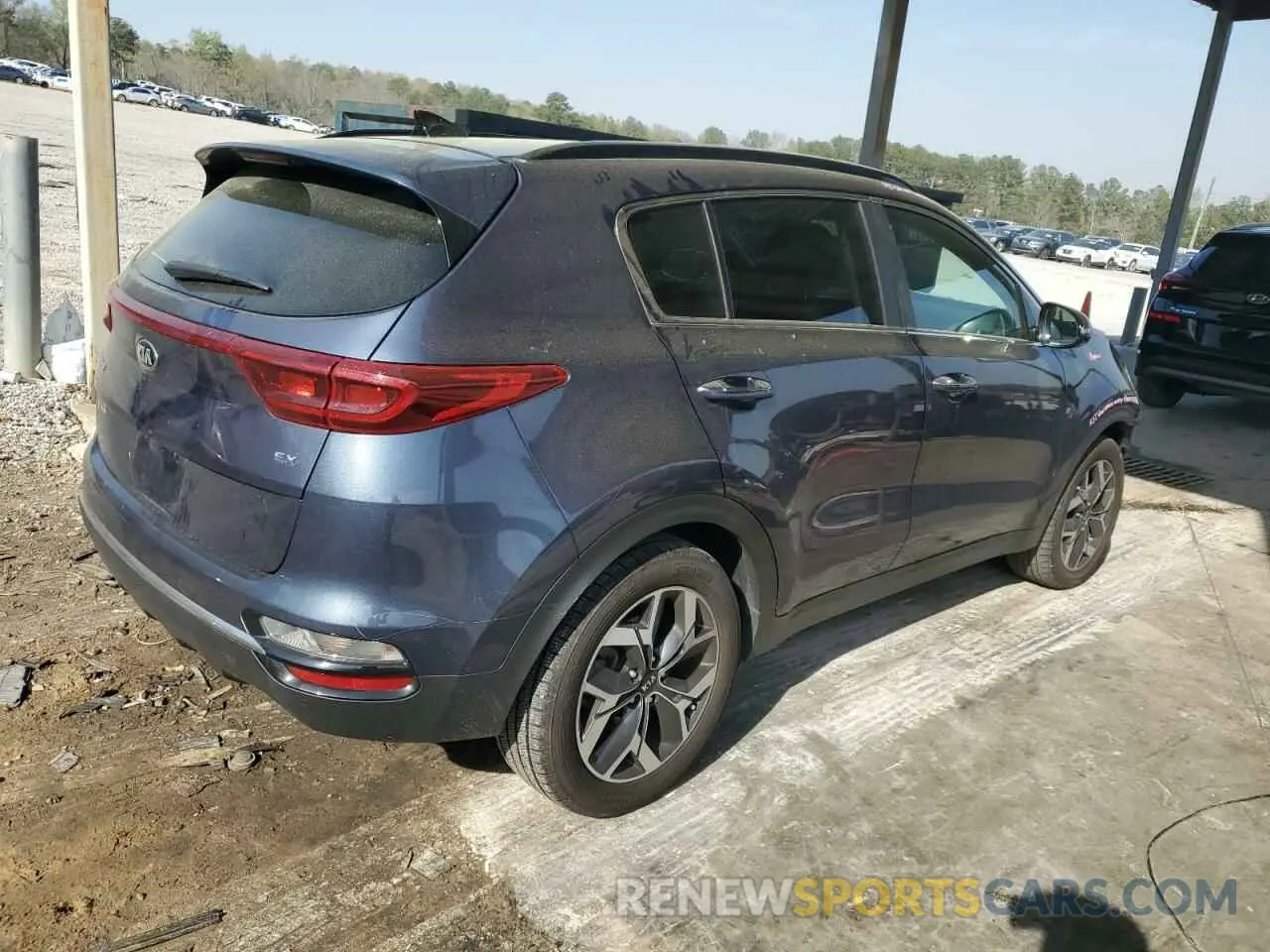 3 fotografías del automóvil dañado KNDPN3ACXL7643817 KIA SPORTAGE 2020