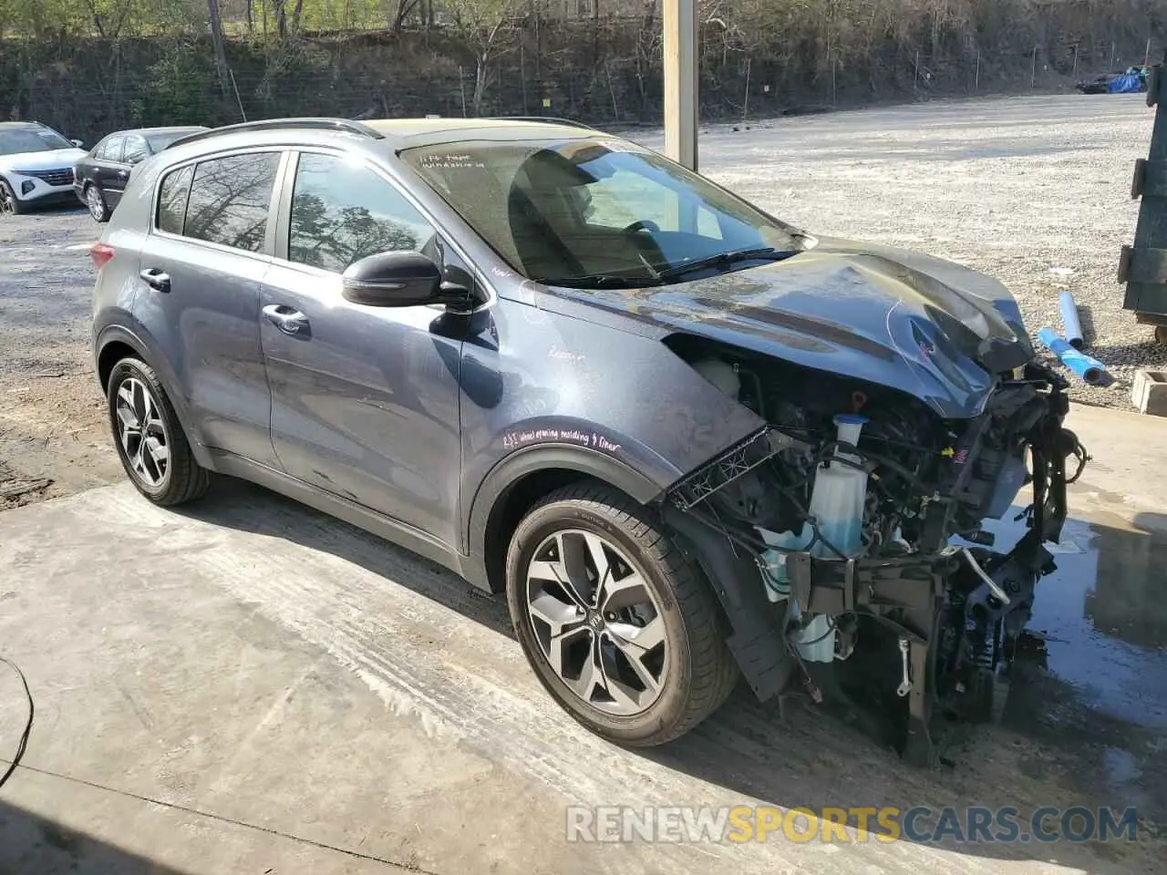 4 fotografías del automóvil dañado KNDPN3ACXL7643817 KIA SPORTAGE 2020