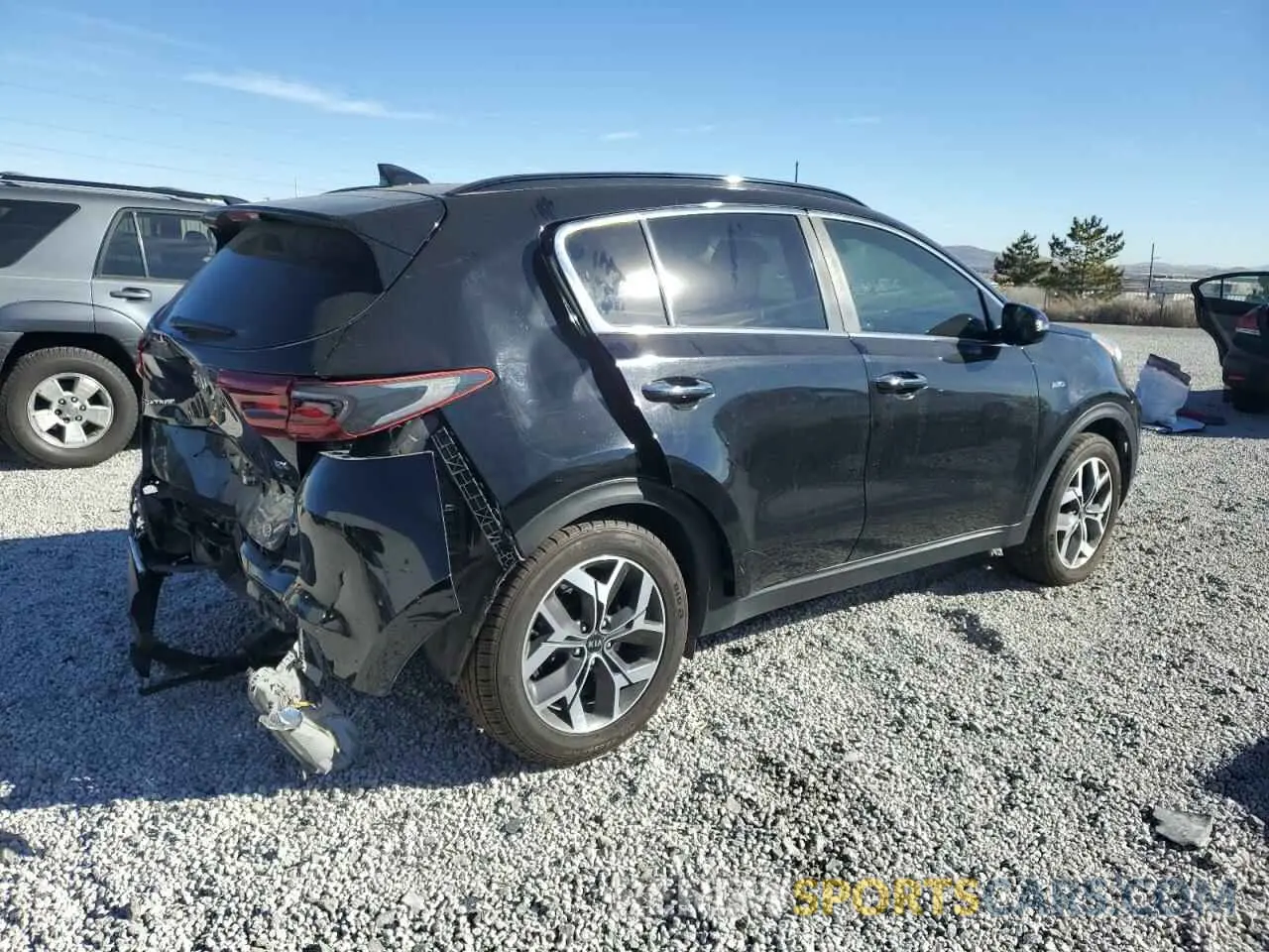 3 fotografías del automóvil dañado KNDPNCAC0L7732277 KIA SPORTAGE 2020