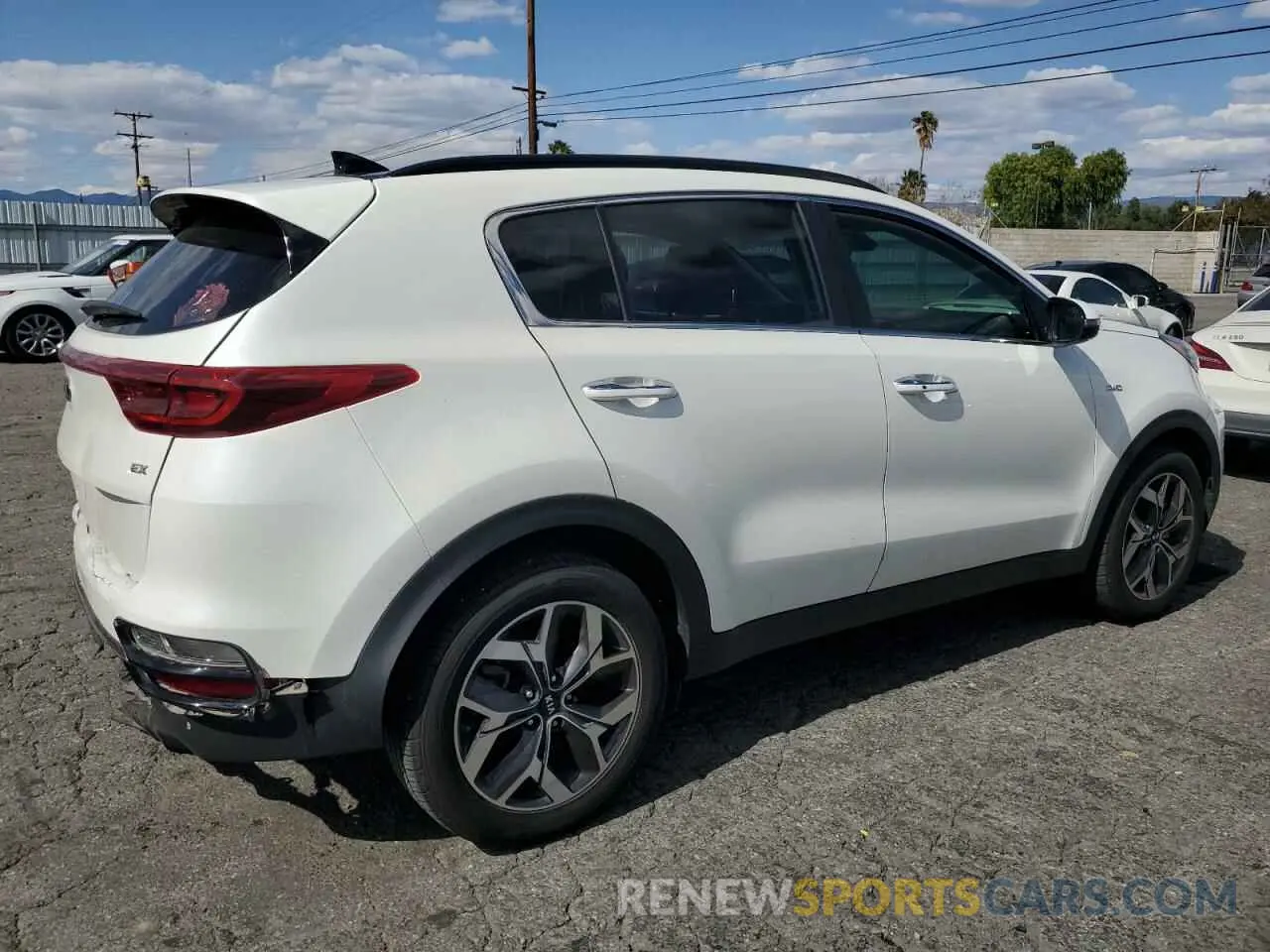 3 fotografías del automóvil dañado KNDPNCAC0L7805972 KIA SPORTAGE 2020
