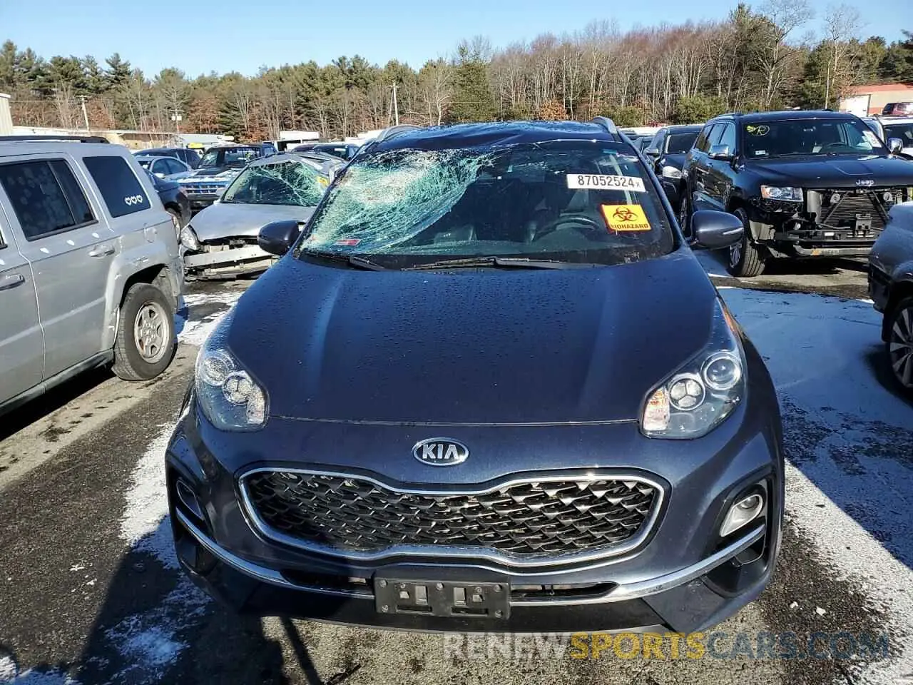 5 fotografías del automóvil dañado KNDPNCAC2L7697919 KIA SPORTAGE 2020