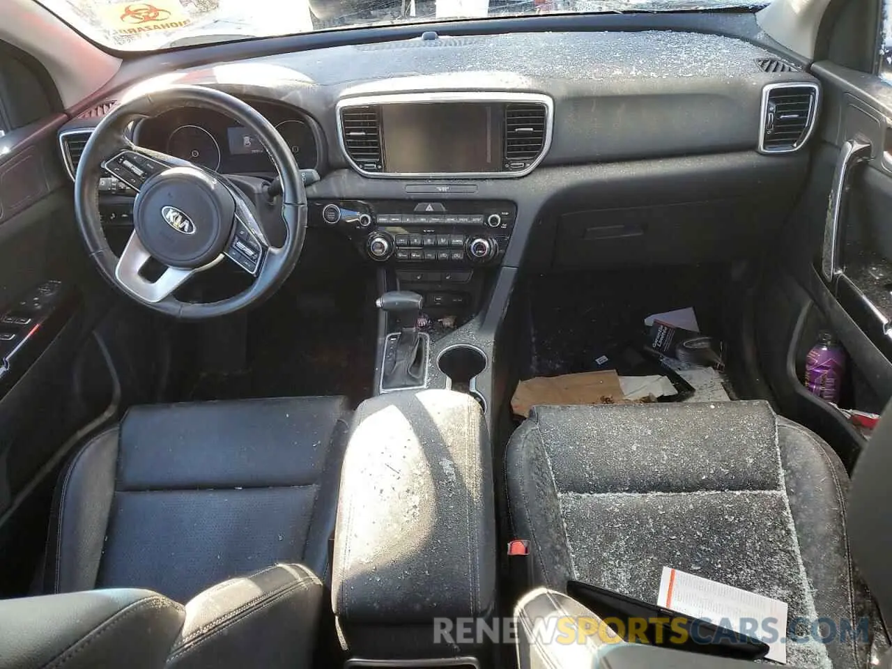 8 fotografías del automóvil dañado KNDPNCAC2L7697919 KIA SPORTAGE 2020