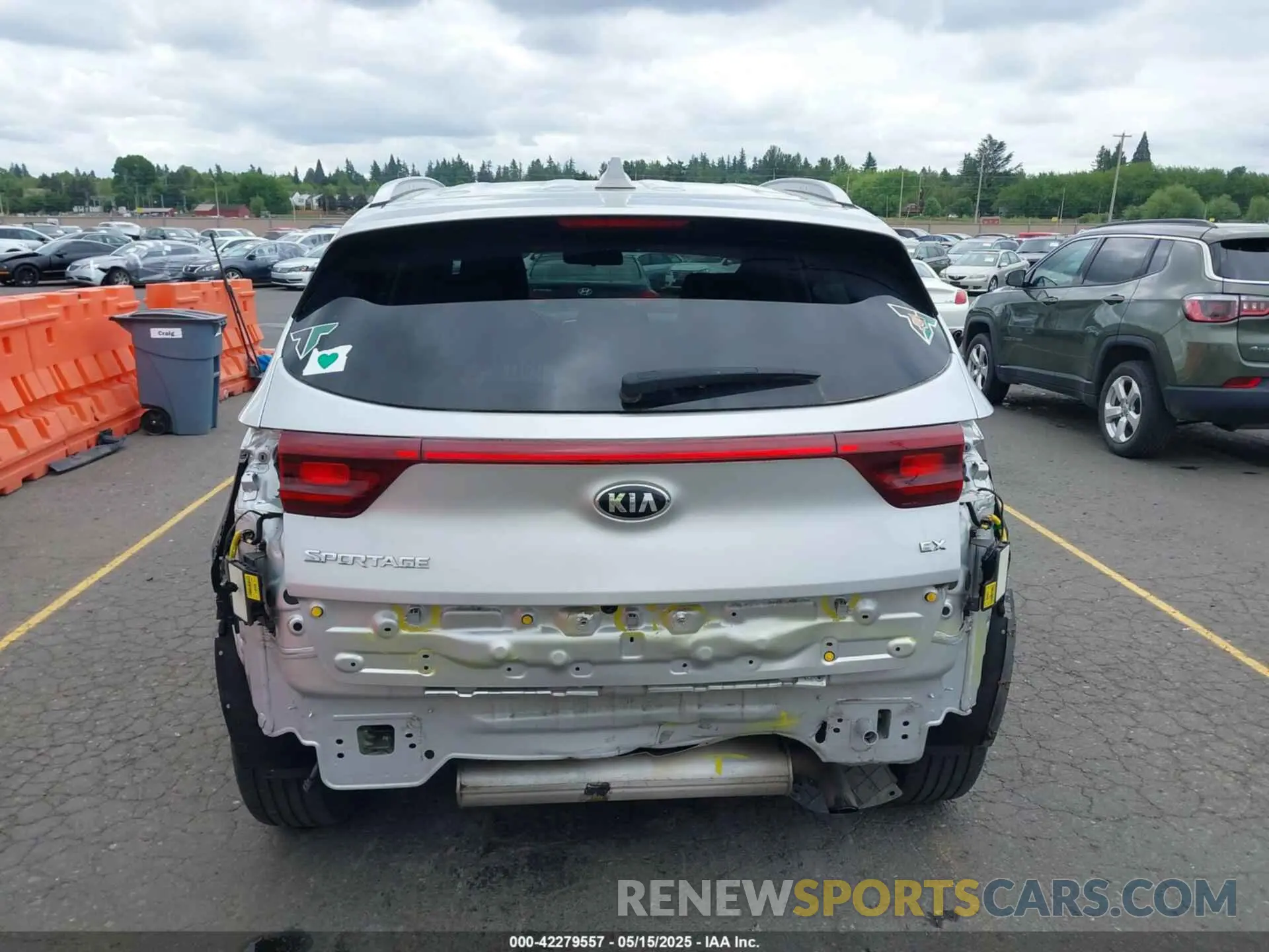 17 fotografías del automóvil dañado KNDPNCAC3L7698979 KIA SPORTAGE 2020