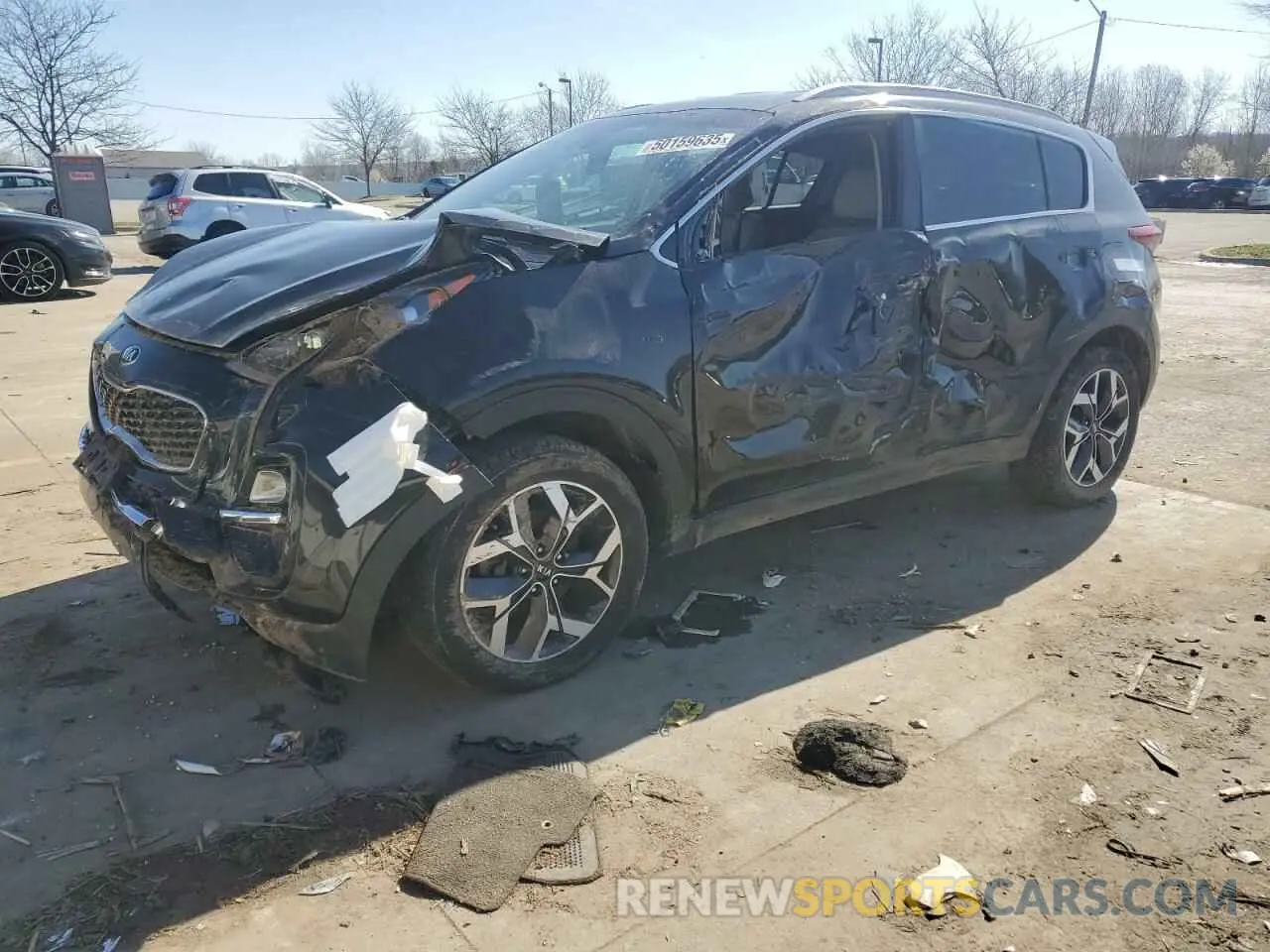 1 fotografías del automóvil dañado KNDPNCAC3L7726392 KIA SPORTAGE 2020