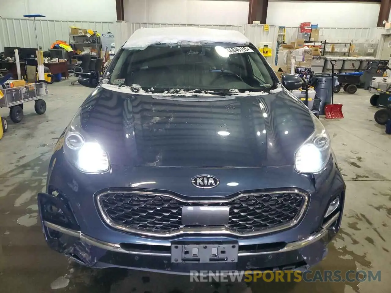 5 fotografías del automóvil dañado KNDPNCAC3L7764432 KIA SPORTAGE 2020