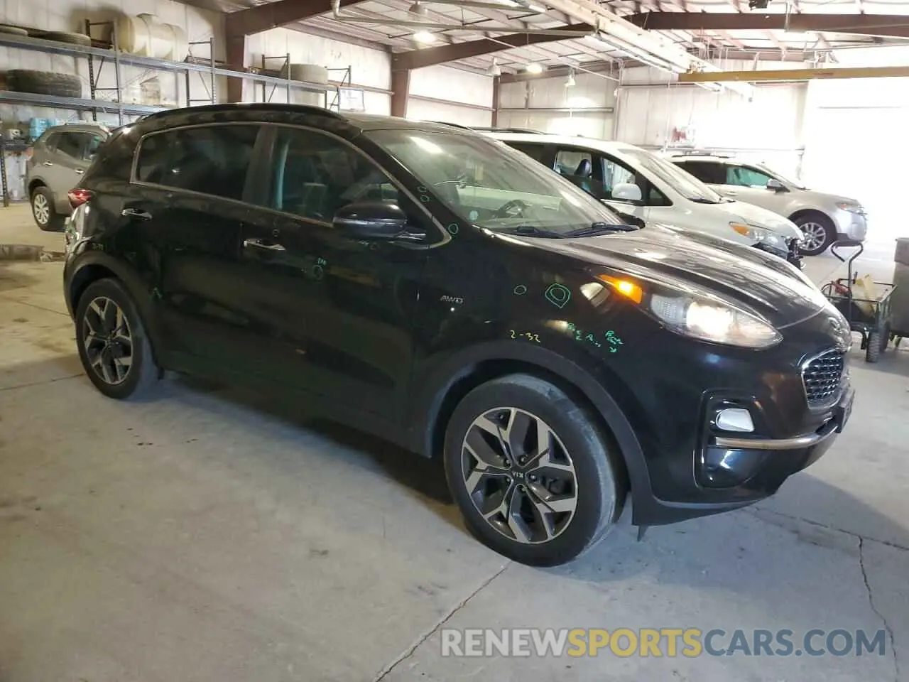 4 fotografías del automóvil dañado KNDPNCAC7L7631897 KIA SPORTAGE 2020