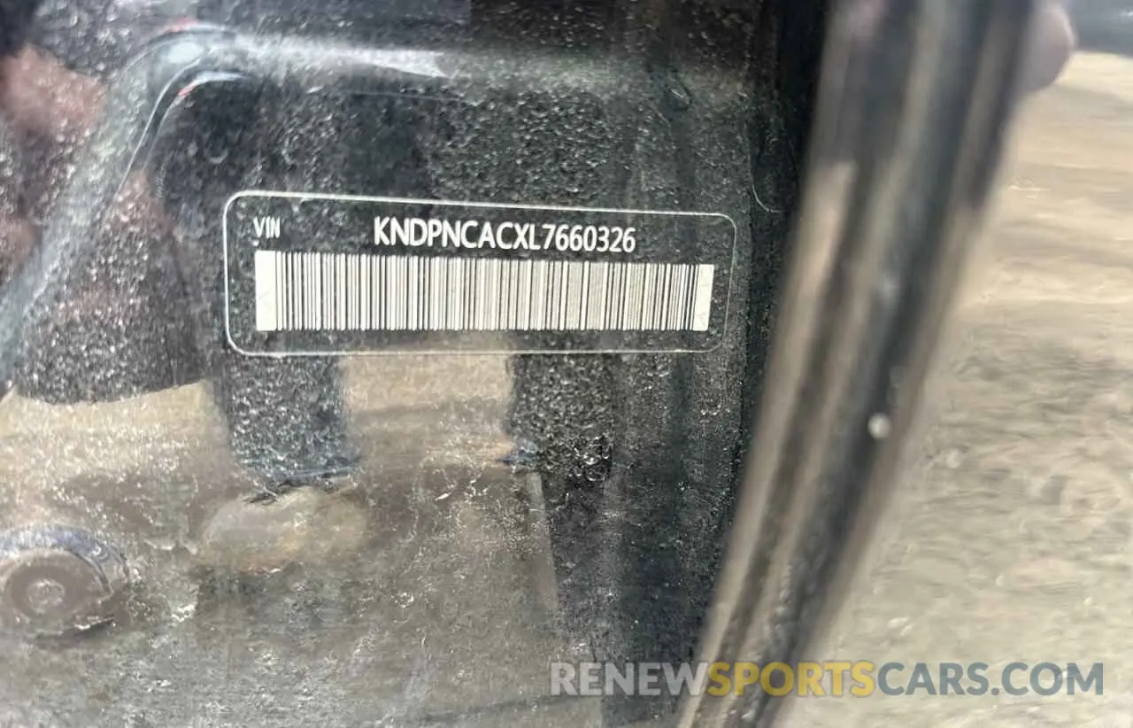 10 fotografías del automóvil dañado KNDPNCACXL7660326 KIA SPORTAGE 2020