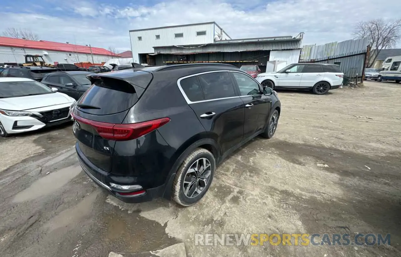 4 fotografías del automóvil dañado KNDPNCACXL7660326 KIA SPORTAGE 2020