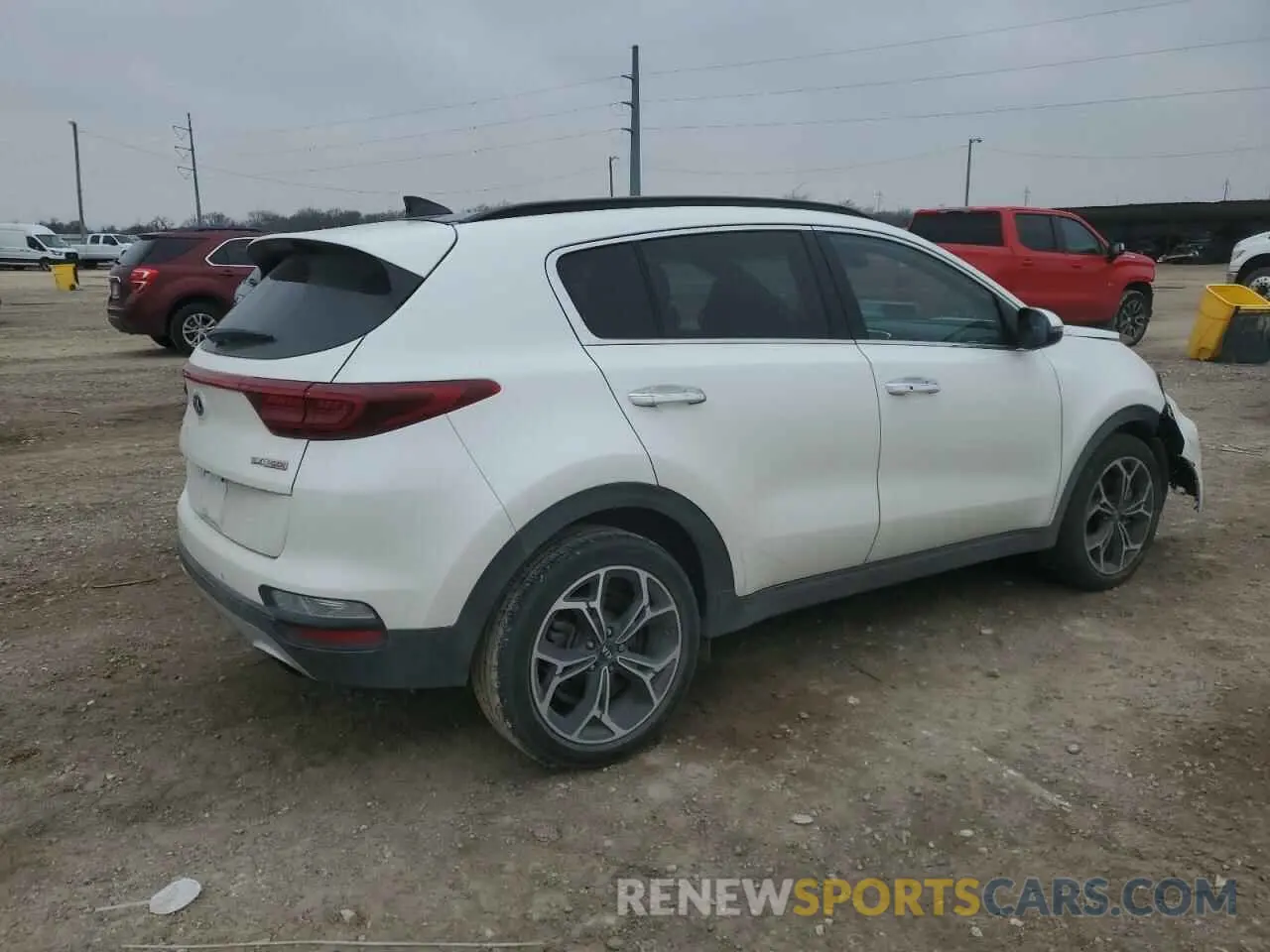3 fotografías del automóvil dañado KNDPR3A63L7825342 KIA SPORTAGE 2020