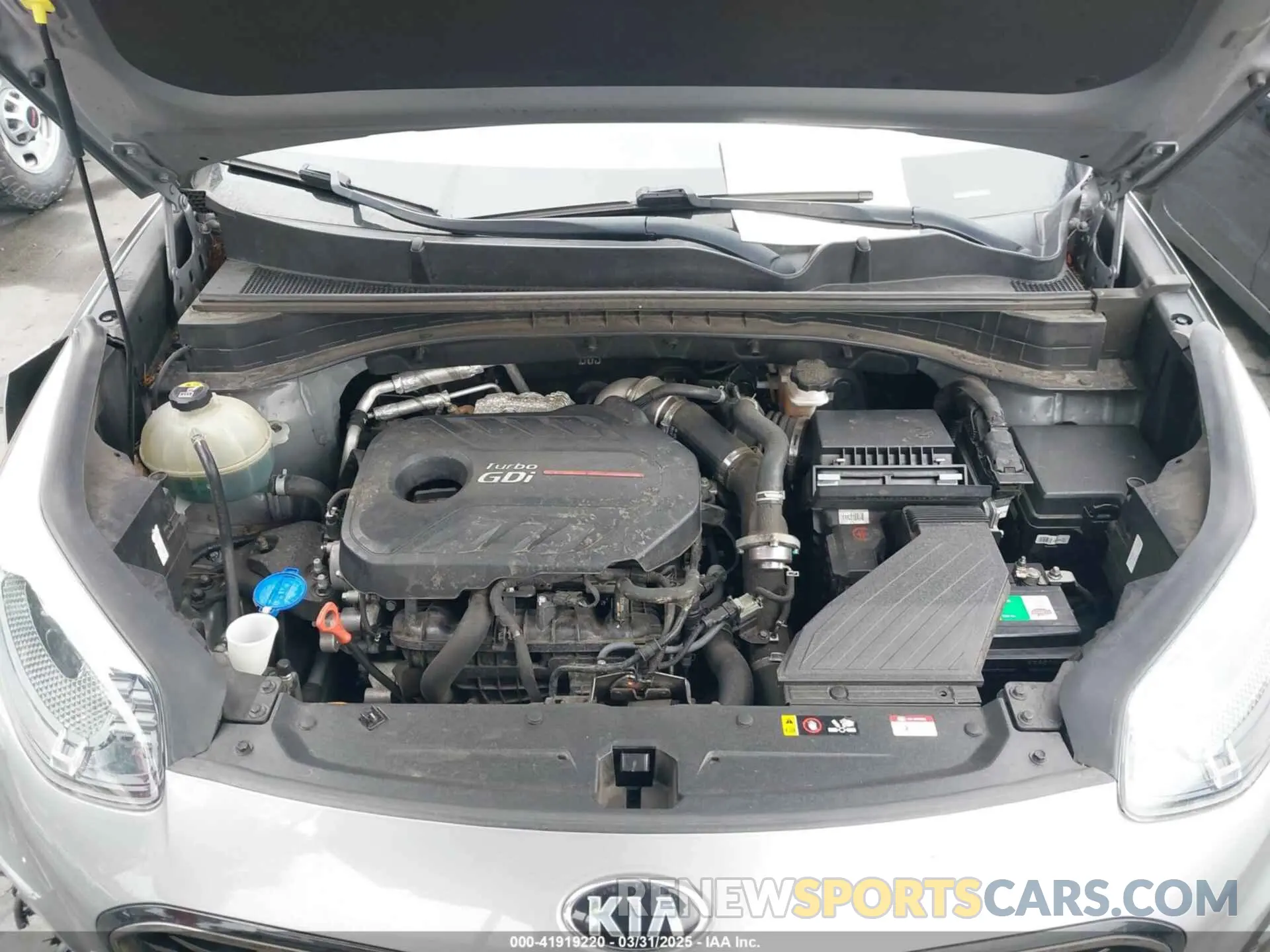 10 fotografías del automóvil dañado KNDPR3A66L7704398 KIA SPORTAGE 2020