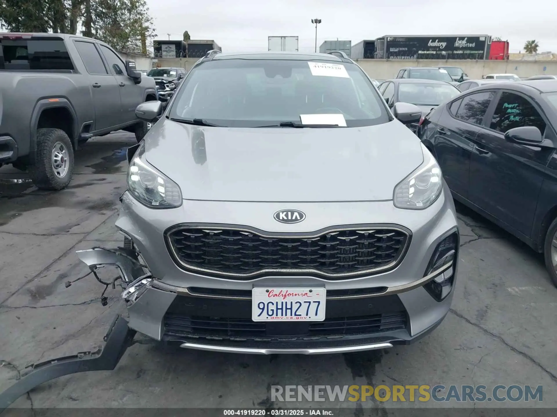 12 fotografías del automóvil dañado KNDPR3A66L7704398 KIA SPORTAGE 2020