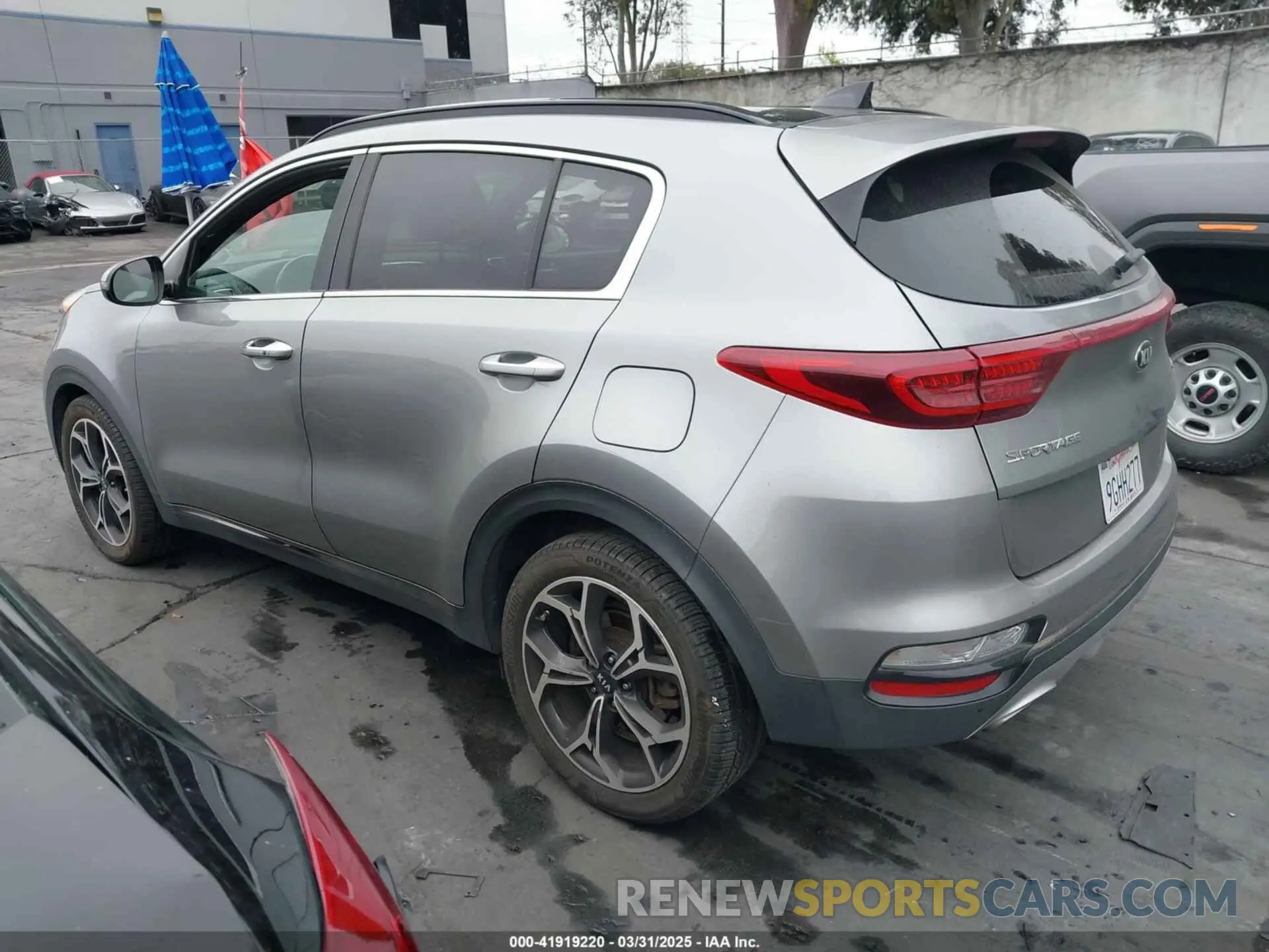 3 fotografías del automóvil dañado KNDPR3A66L7704398 KIA SPORTAGE 2020