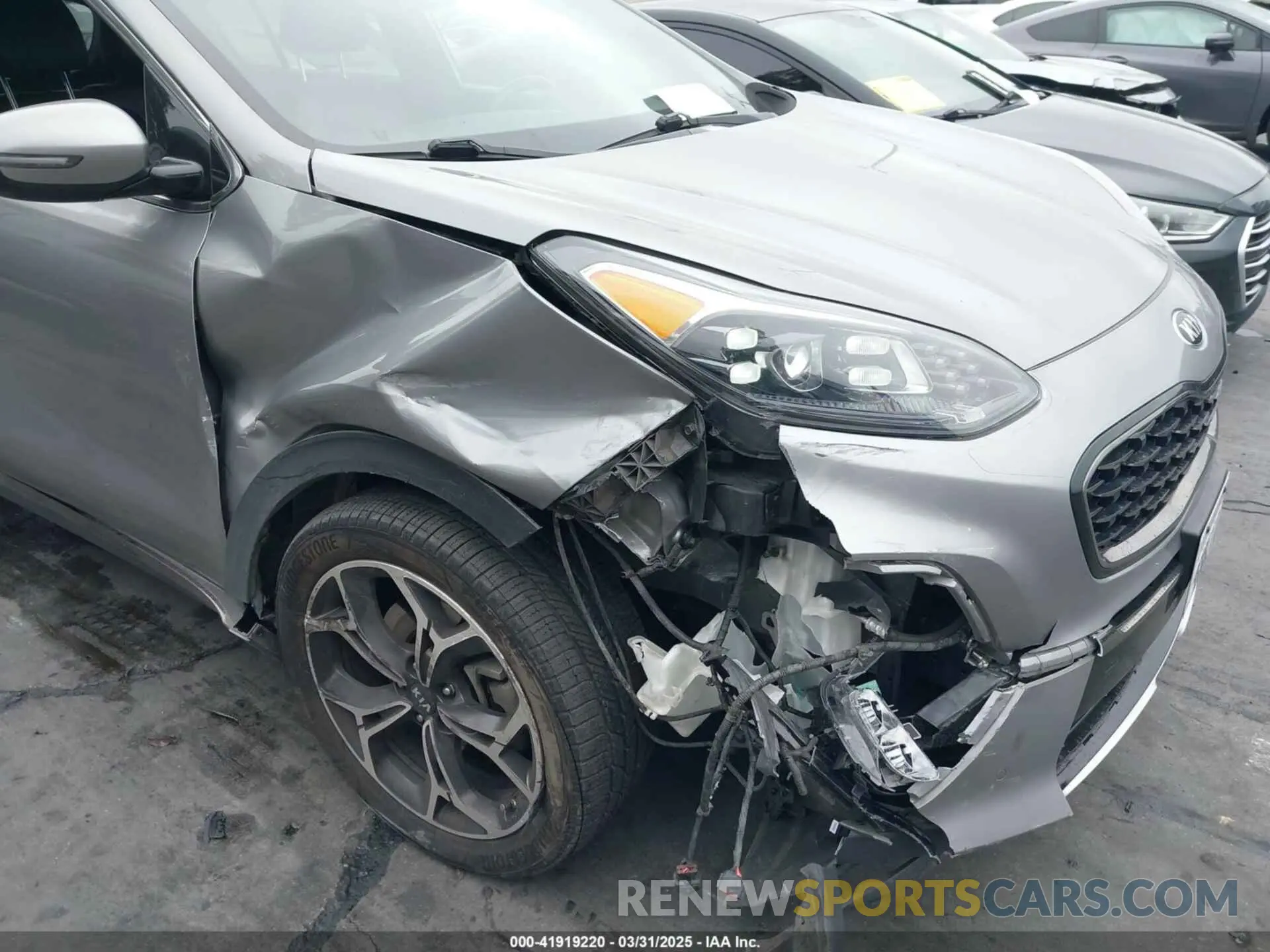 6 fotografías del automóvil dañado KNDPR3A66L7704398 KIA SPORTAGE 2020