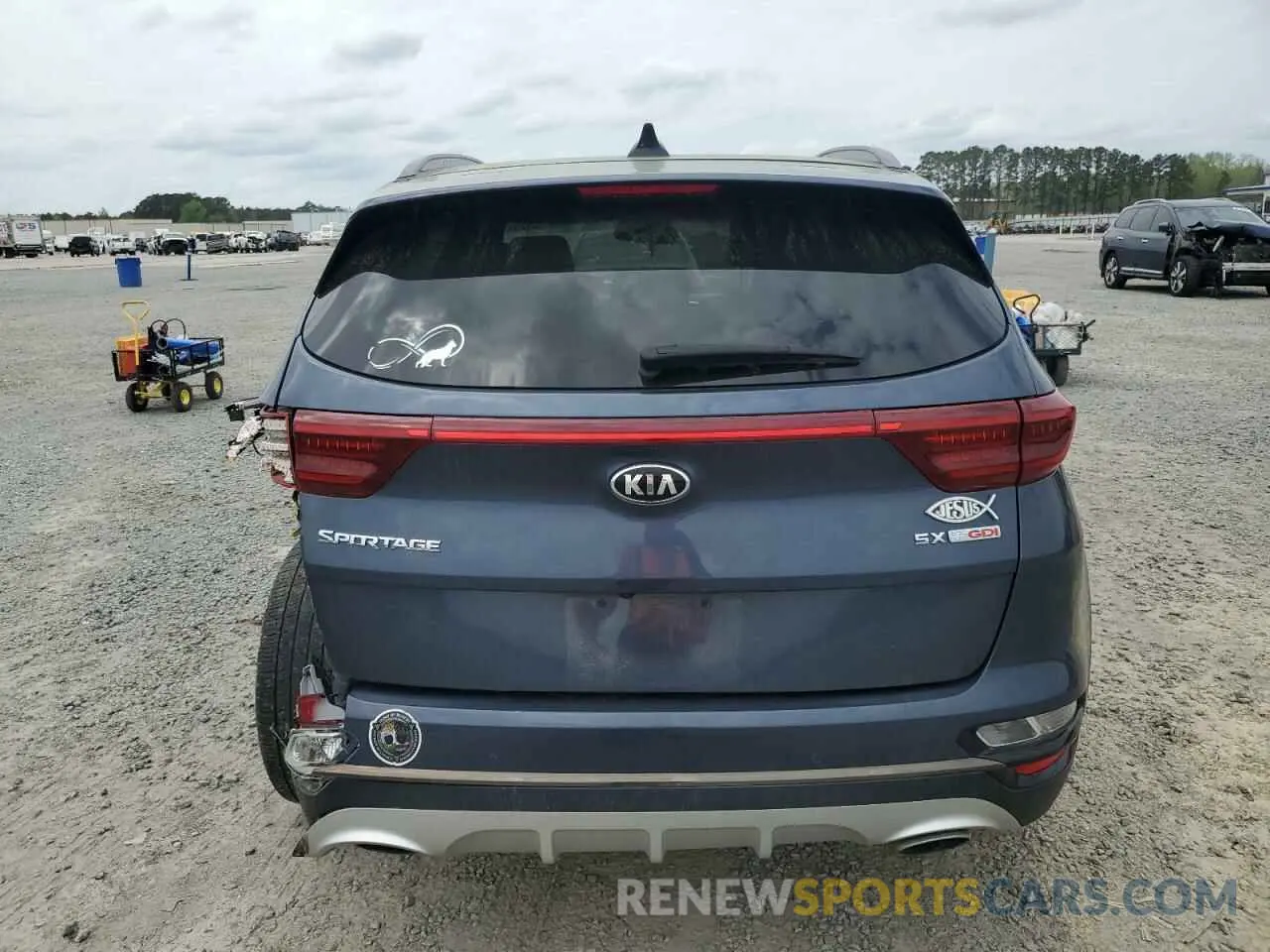 6 fotografías del automóvil dañado KNDPR3A6XL7745391 KIA SPORTAGE 2020