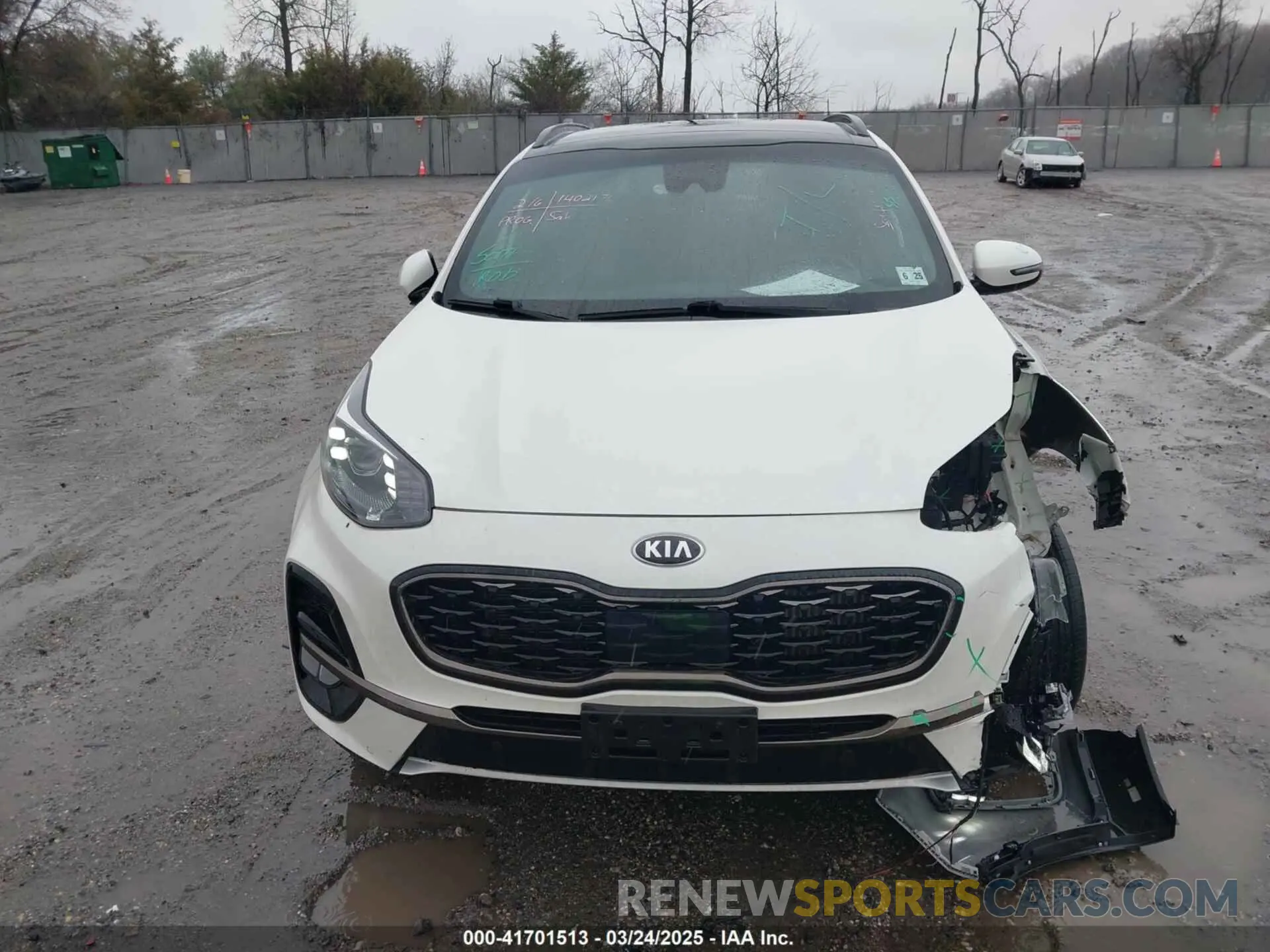 12 fotografías del automóvil dañado KNDPRCA60L7829607 KIA SPORTAGE 2020
