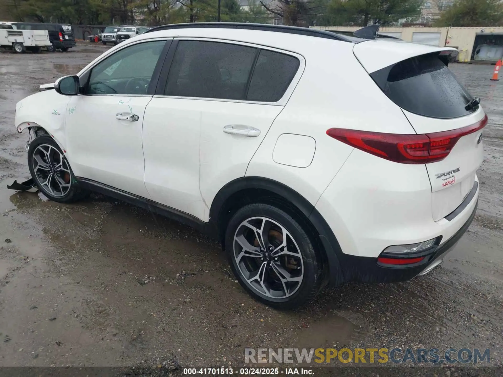 3 fotografías del automóvil dañado KNDPRCA60L7829607 KIA SPORTAGE 2020