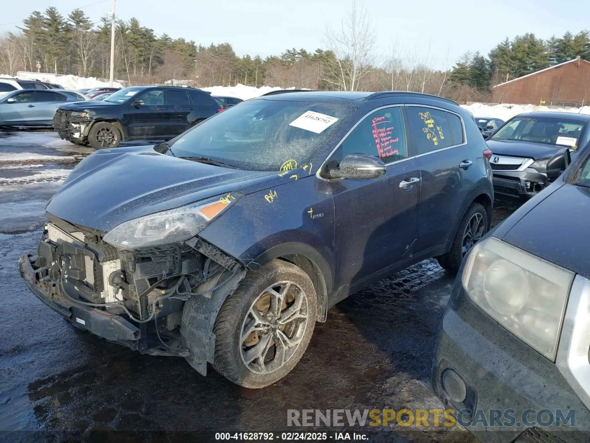 14 fotografías del automóvil dañado KNDPRCA61L7833990 KIA SPORTAGE 2020