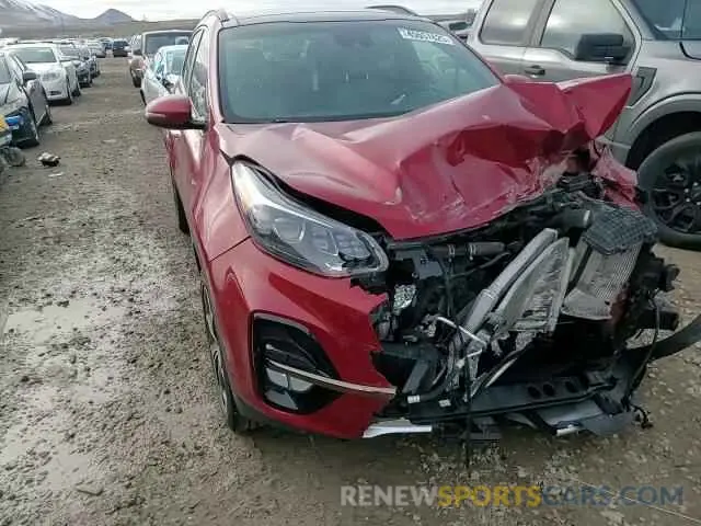 11 fotografías del automóvil dañado KNDPRCA65L7802466 KIA SPORTAGE 2020