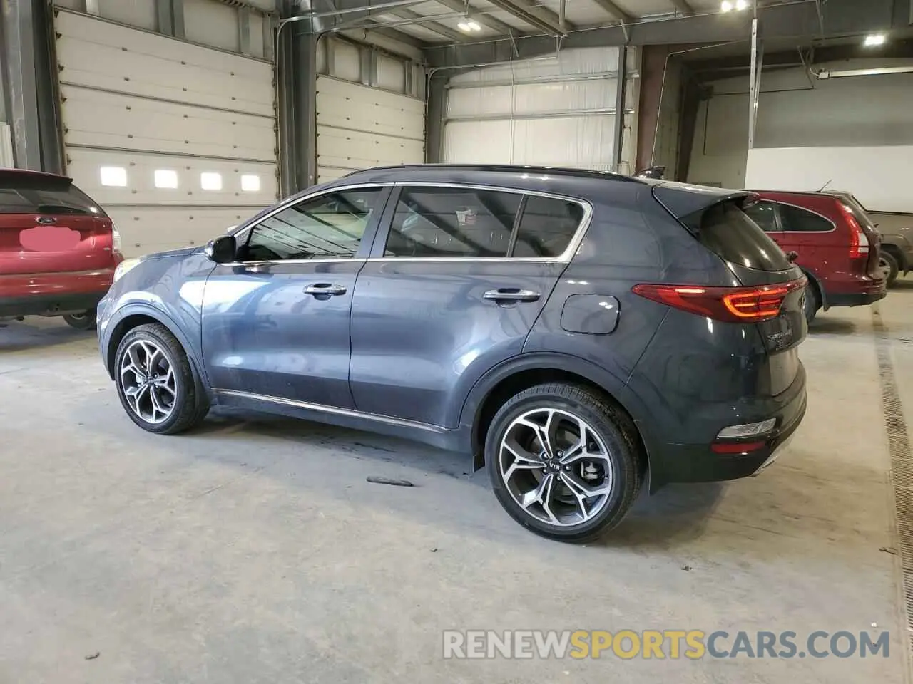 2 fotografías del automóvil dañado KNDPRCA66L7651721 KIA SPORTAGE 2020