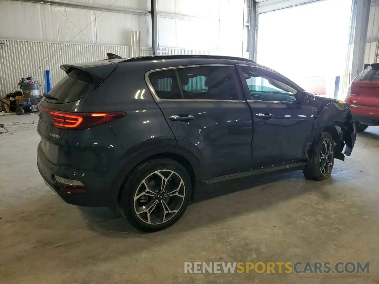 3 fotografías del automóvil dañado KNDPRCA66L7651721 KIA SPORTAGE 2020