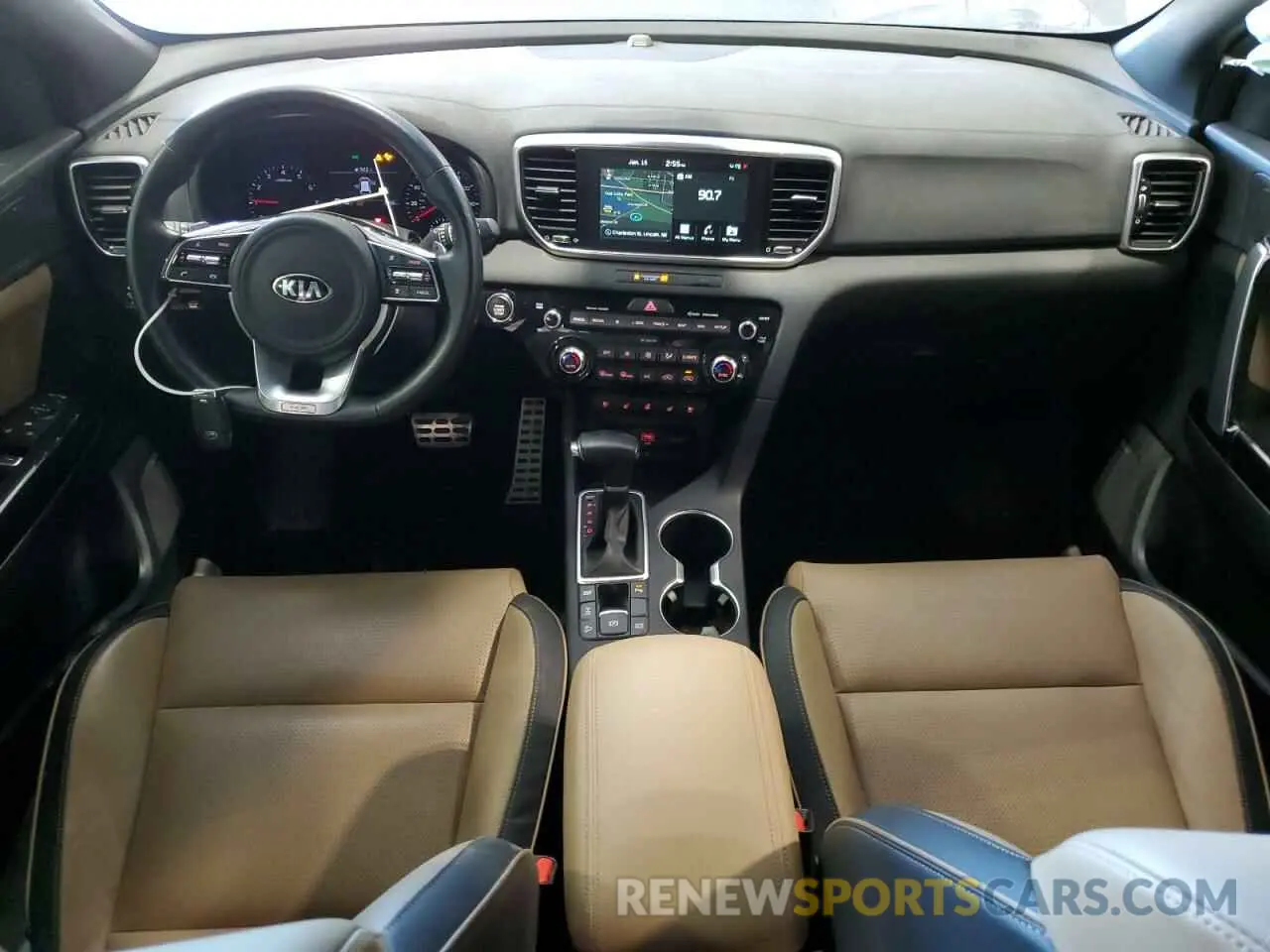 8 fotografías del automóvil dañado KNDPRCA66L7651721 KIA SPORTAGE 2020