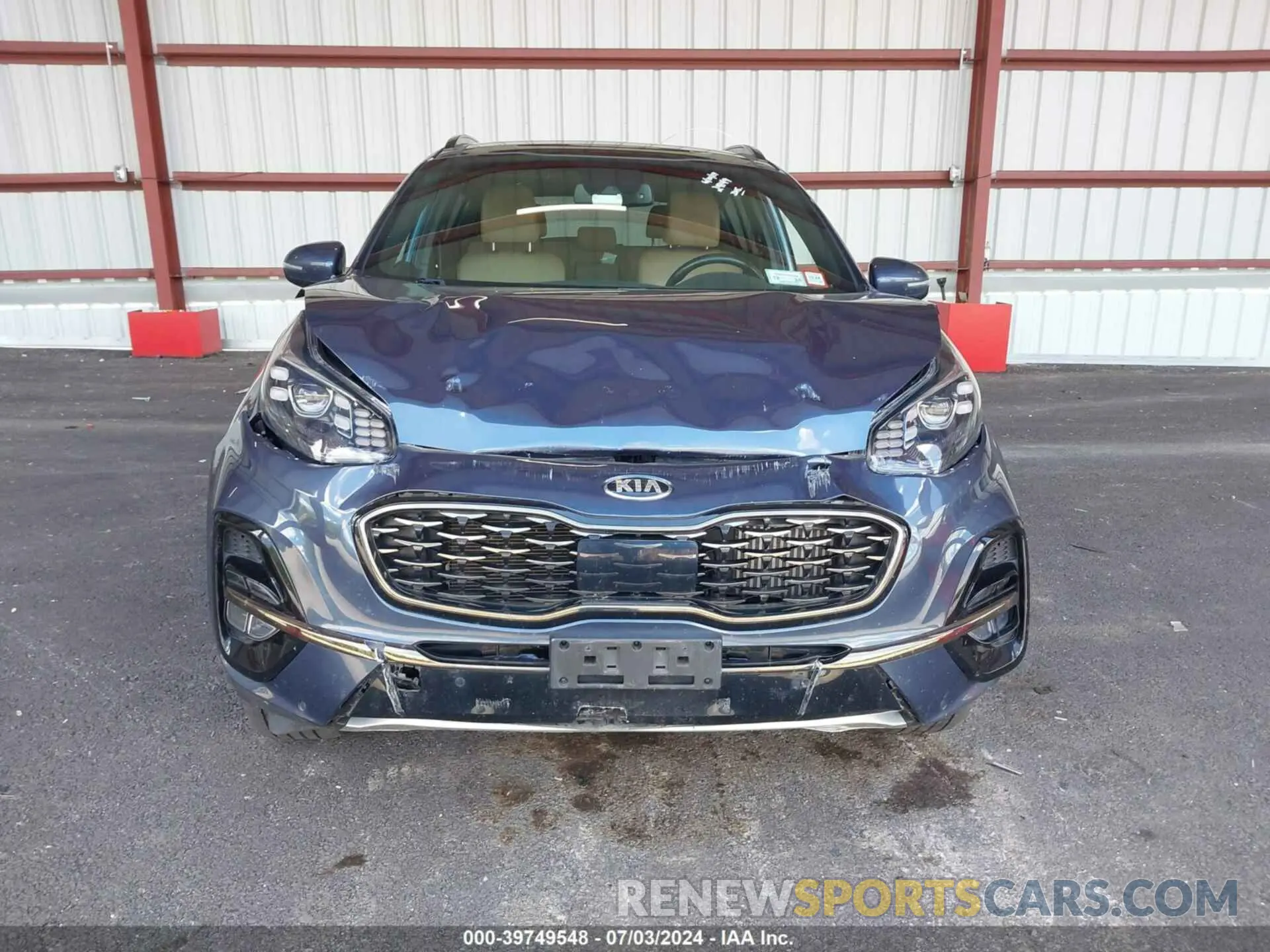 12 fotografías del automóvil dañado KNDPRCA66L7751205 KIA SPORTAGE 2020