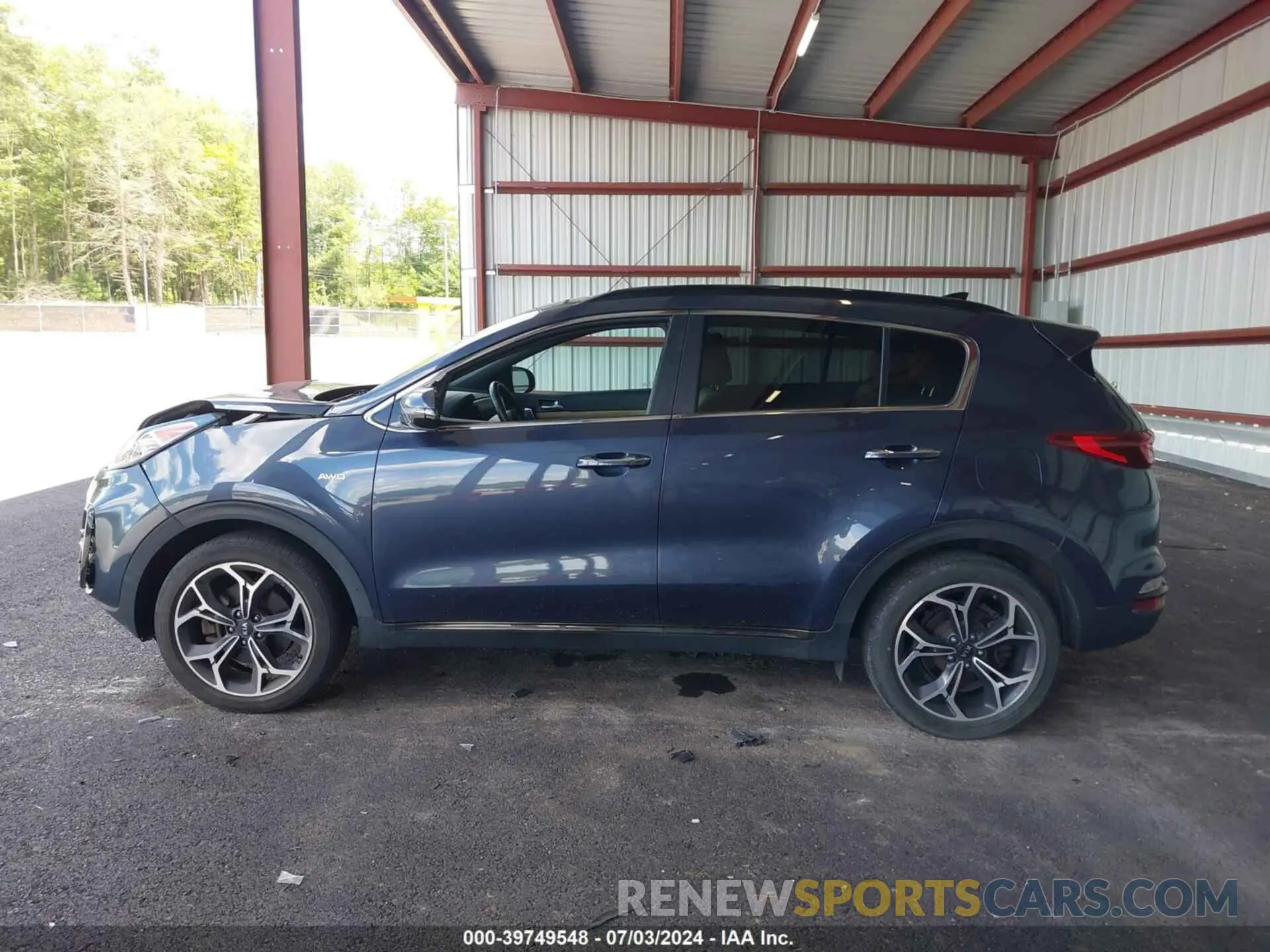 14 fotografías del automóvil dañado KNDPRCA66L7751205 KIA SPORTAGE 2020