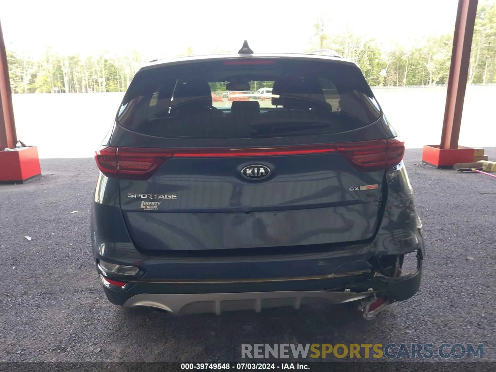 16 fotografías del automóvil dañado KNDPRCA66L7751205 KIA SPORTAGE 2020
