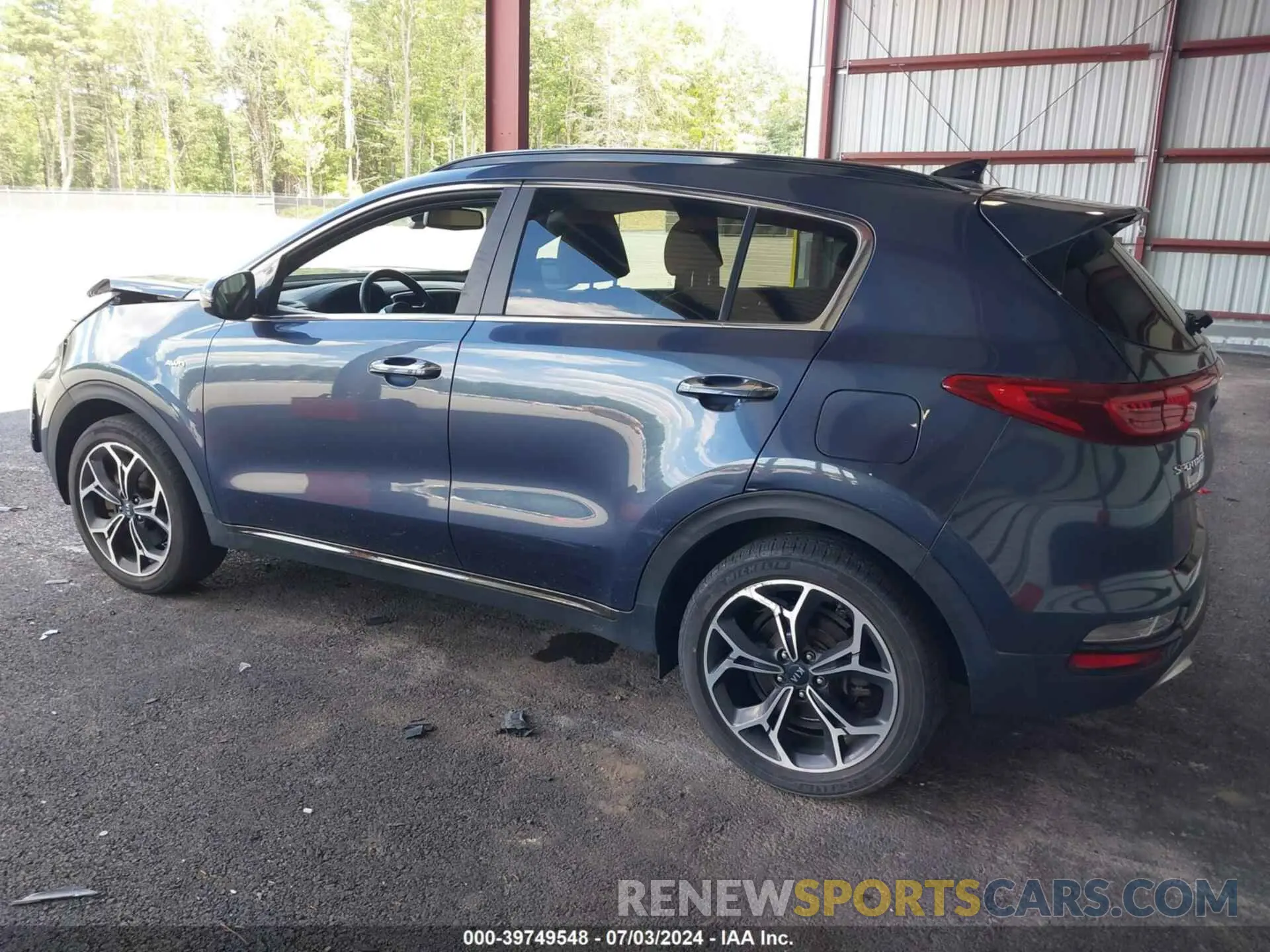 3 fotografías del automóvil dañado KNDPRCA66L7751205 KIA SPORTAGE 2020