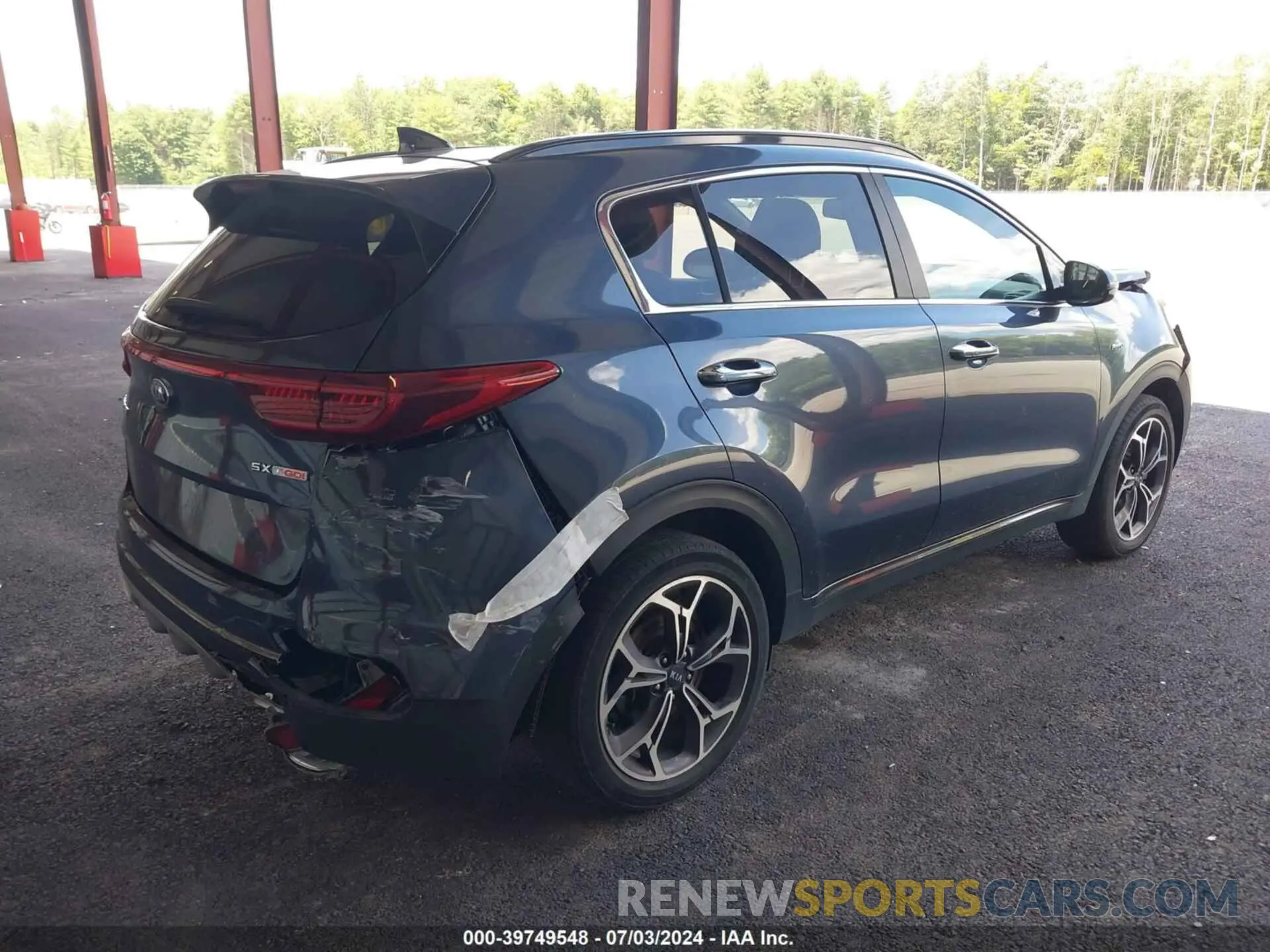 4 fotografías del automóvil dañado KNDPRCA66L7751205 KIA SPORTAGE 2020
