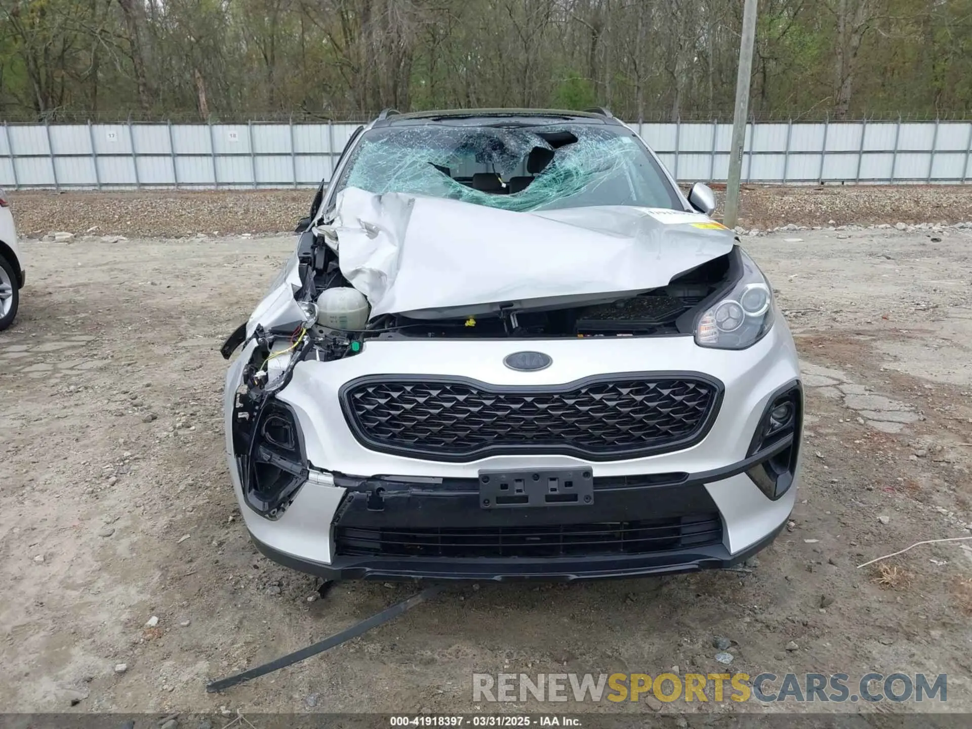 12 fotografías del automóvil dañado KNDP63AC1M7858839 KIA SPORTAGE 2021
