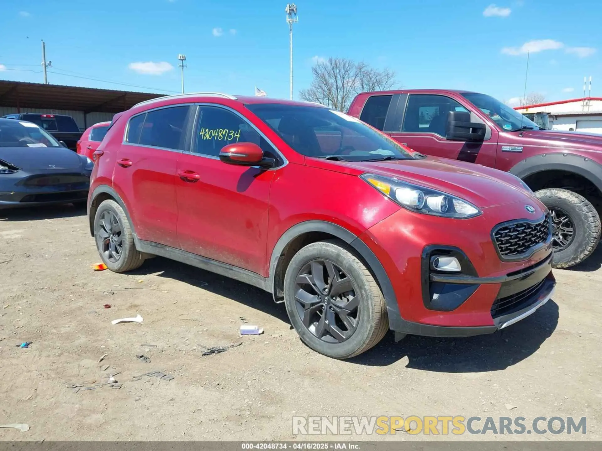 1 fotografías del automóvil dañado KNDP63AC1M7888584 KIA SPORTAGE 2021