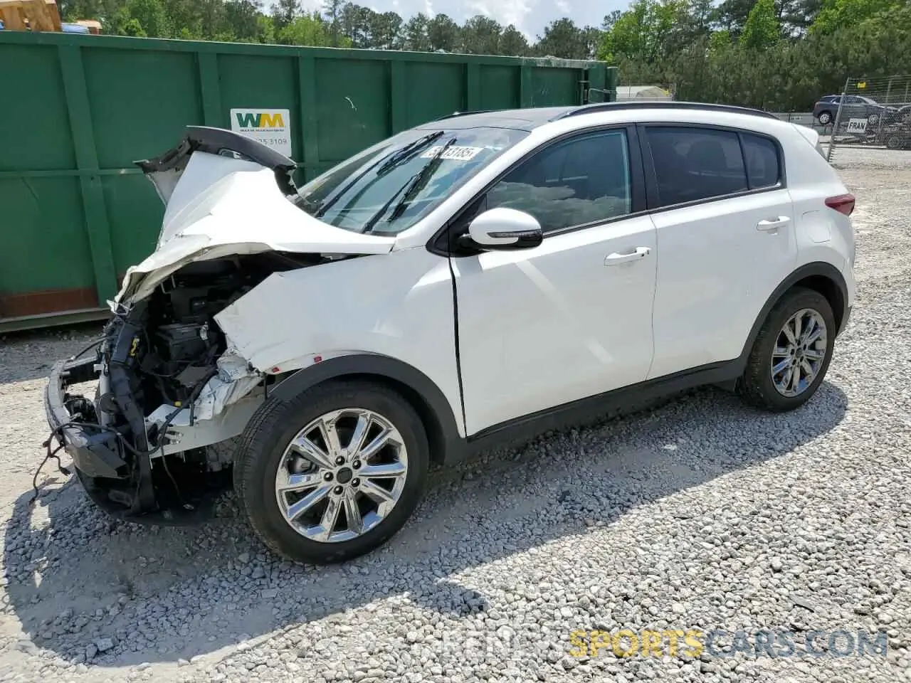 1 fotografías del automóvil dañado KNDP63AC2M7867081 KIA SPORTAGE 2021
