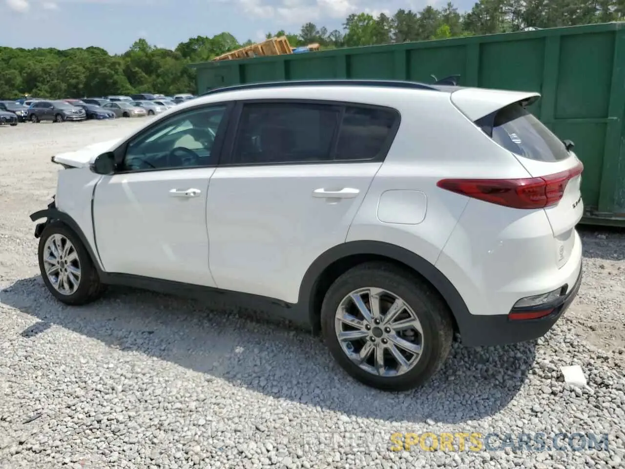 2 fotografías del automóvil dañado KNDP63AC2M7867081 KIA SPORTAGE 2021