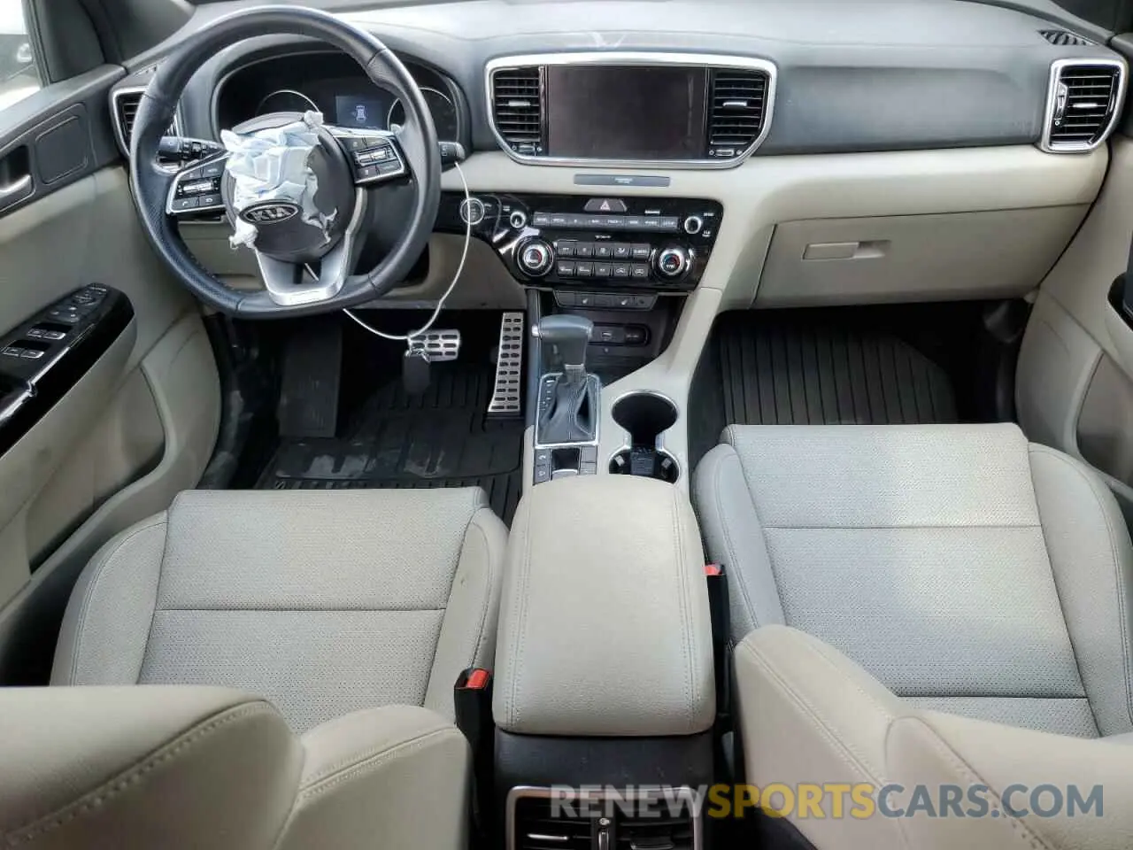 8 fotografías del automóvil dañado KNDP63AC2M7867081 KIA SPORTAGE 2021
