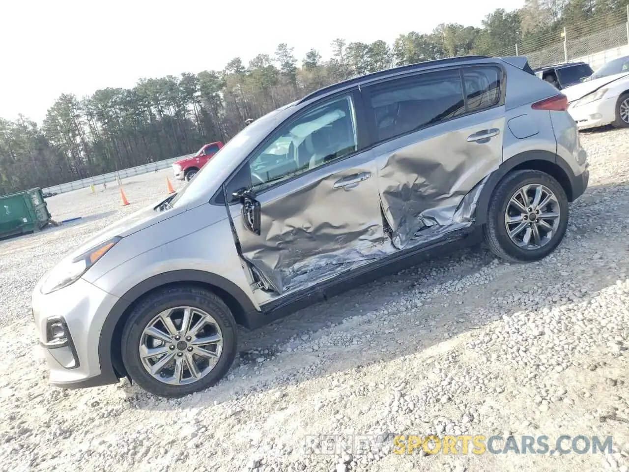 1 fotografías del automóvil dañado KNDP63AC2M7873771 KIA SPORTAGE 2021