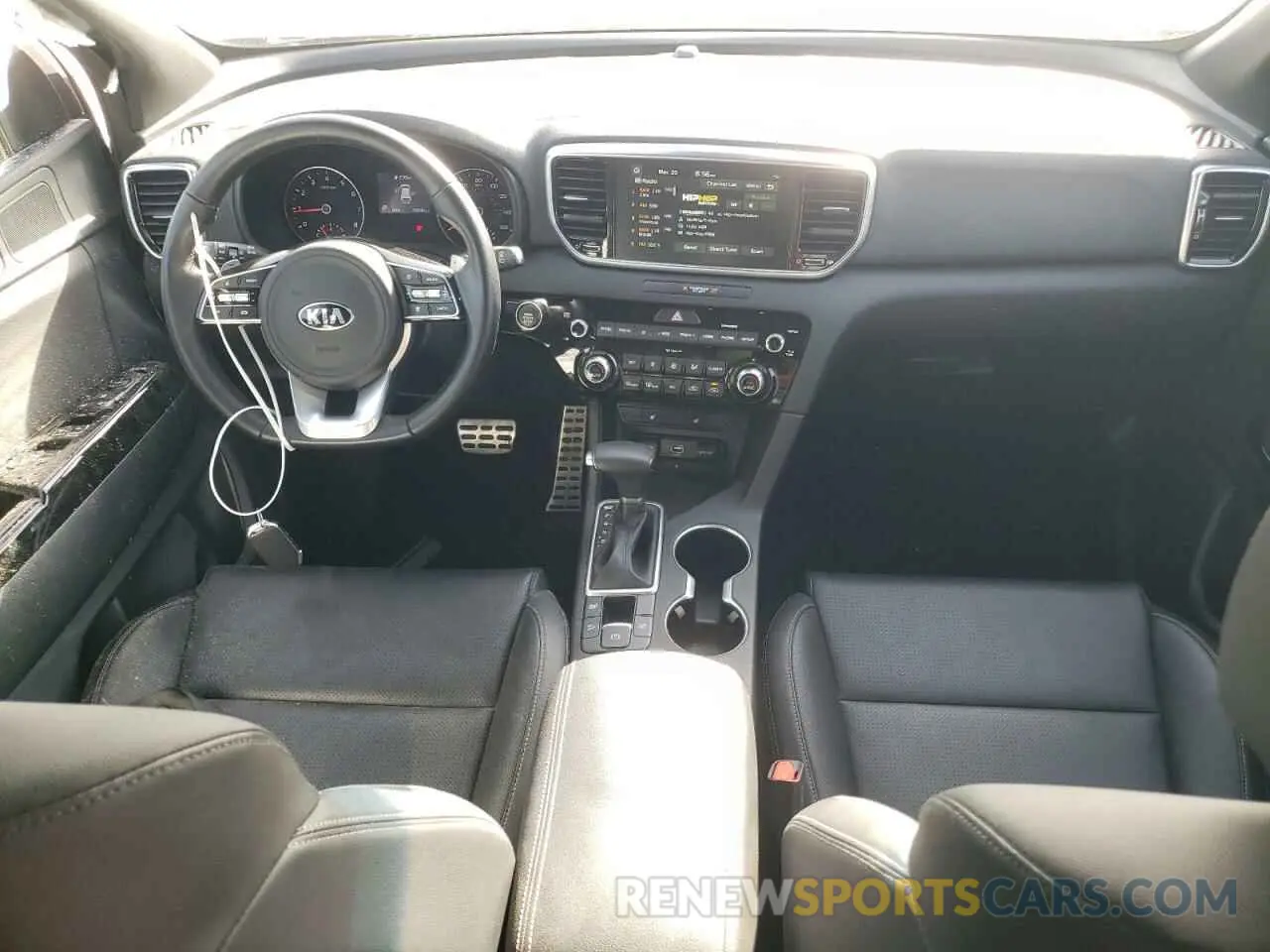 8 fotografías del automóvil dañado KNDP63AC2M7873771 KIA SPORTAGE 2021