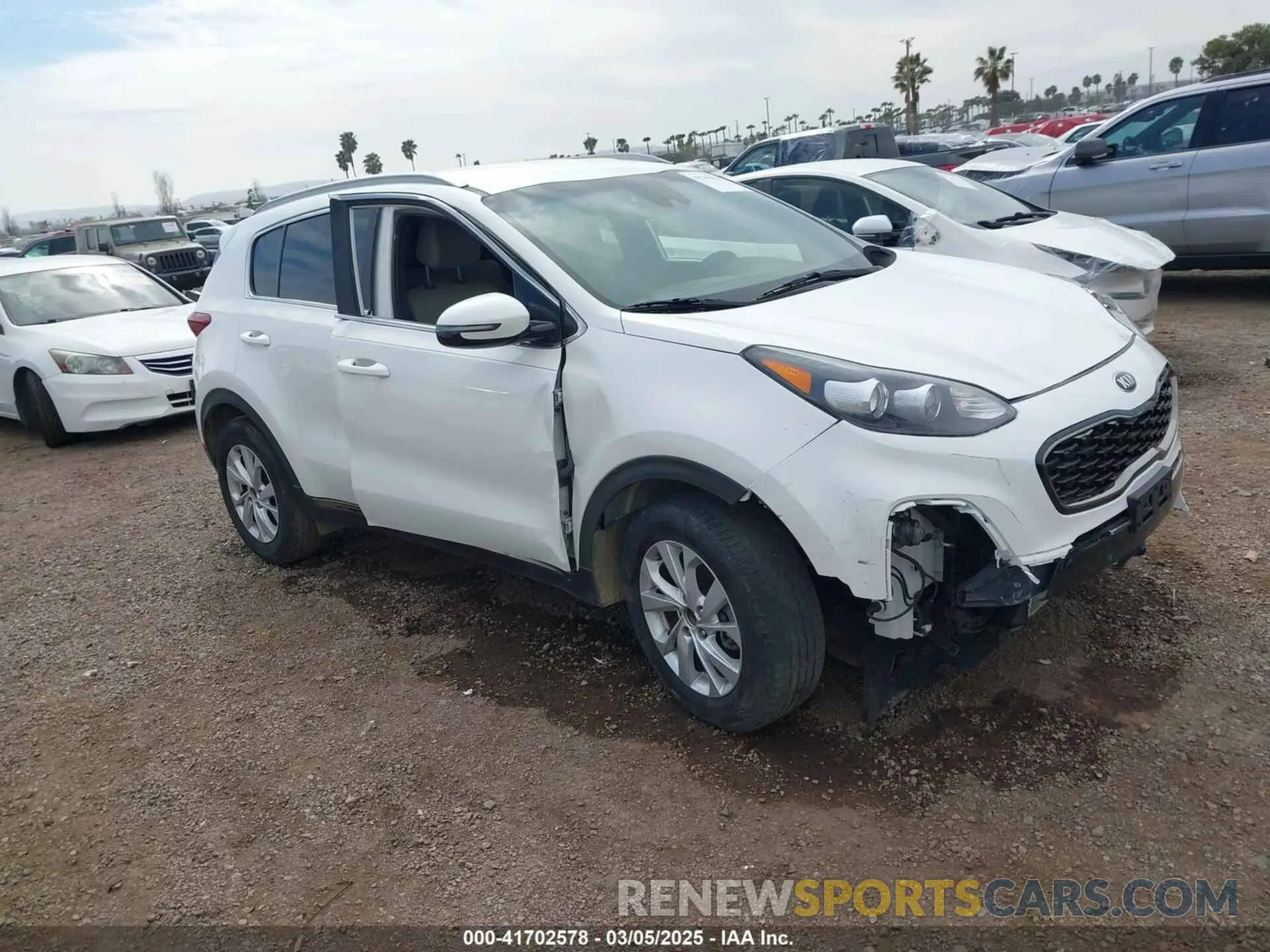 1 fotografías del automóvil dañado KNDP63AC2M7926839 KIA SPORTAGE 2021