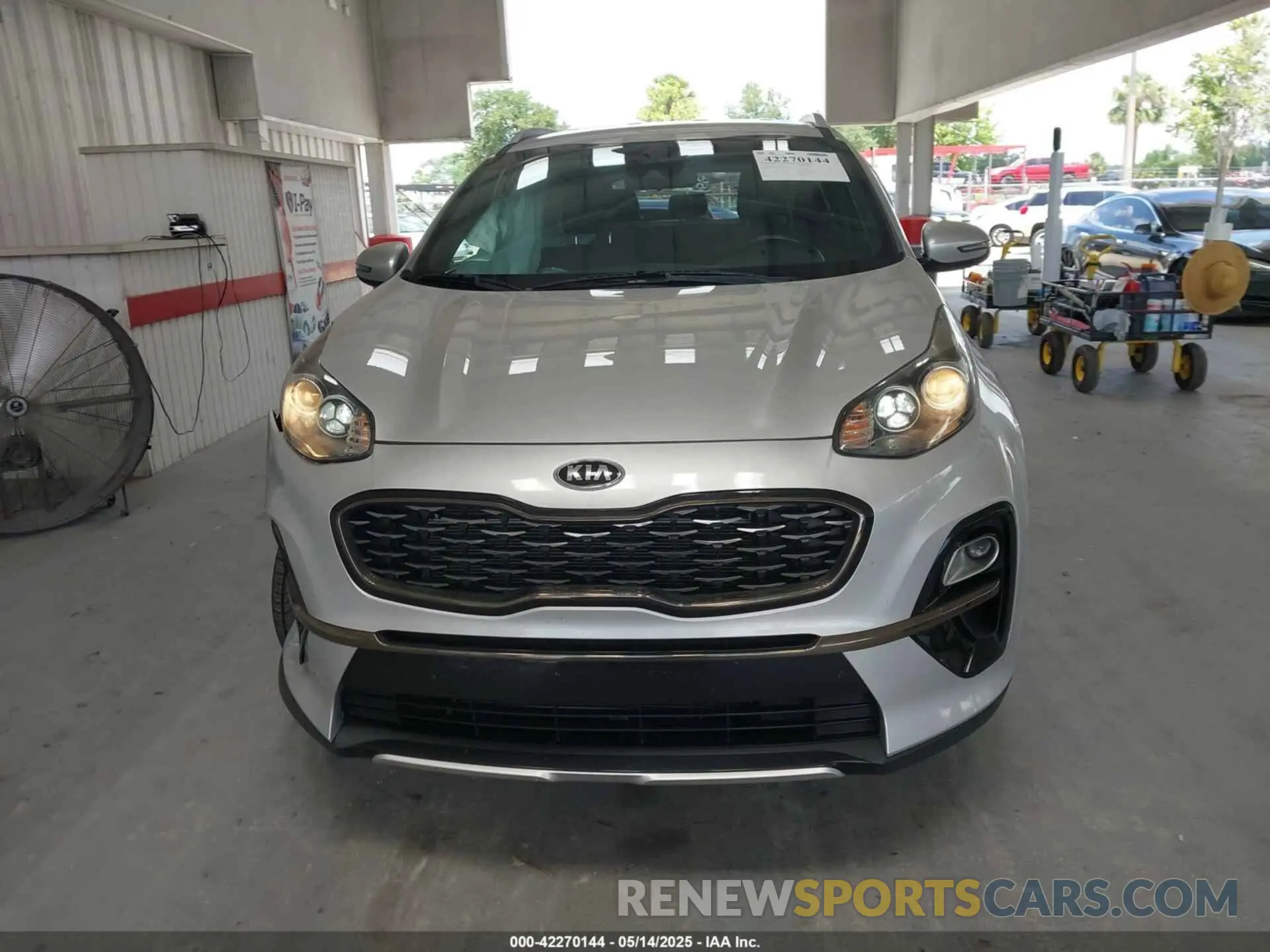 12 fotografías del automóvil dañado KNDP63AC3M7927658 KIA SPORTAGE 2021