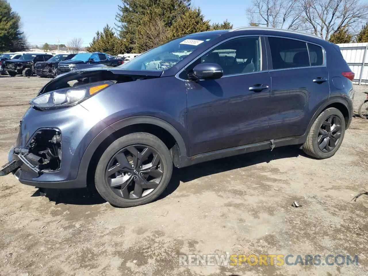 1 fotografías del automóvil dañado KNDP63AC9M7870561 KIA SPORTAGE 2021