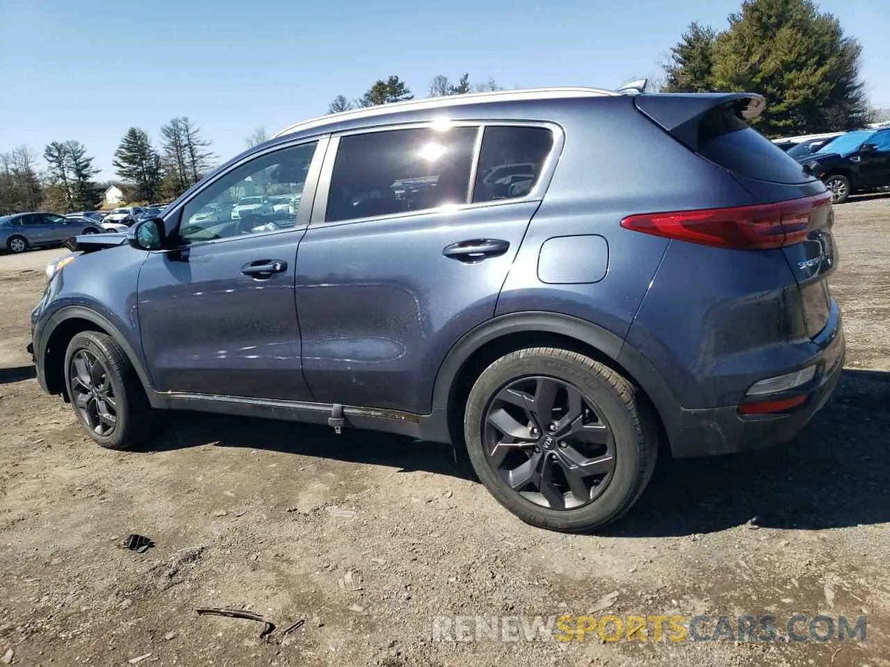 2 fotografías del automóvil dañado KNDP63AC9M7870561 KIA SPORTAGE 2021