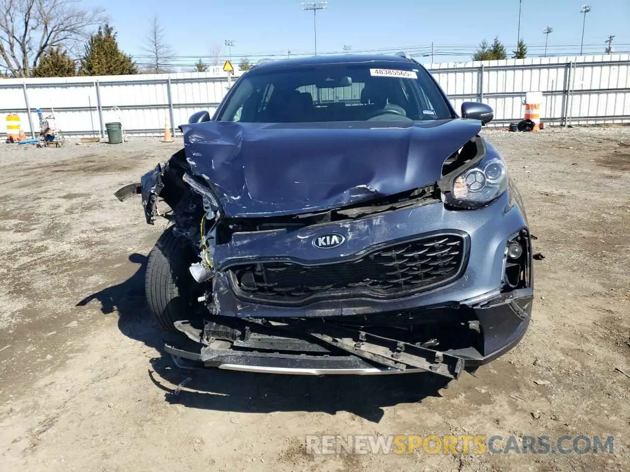 5 fotografías del automóvil dañado KNDP63AC9M7870561 KIA SPORTAGE 2021